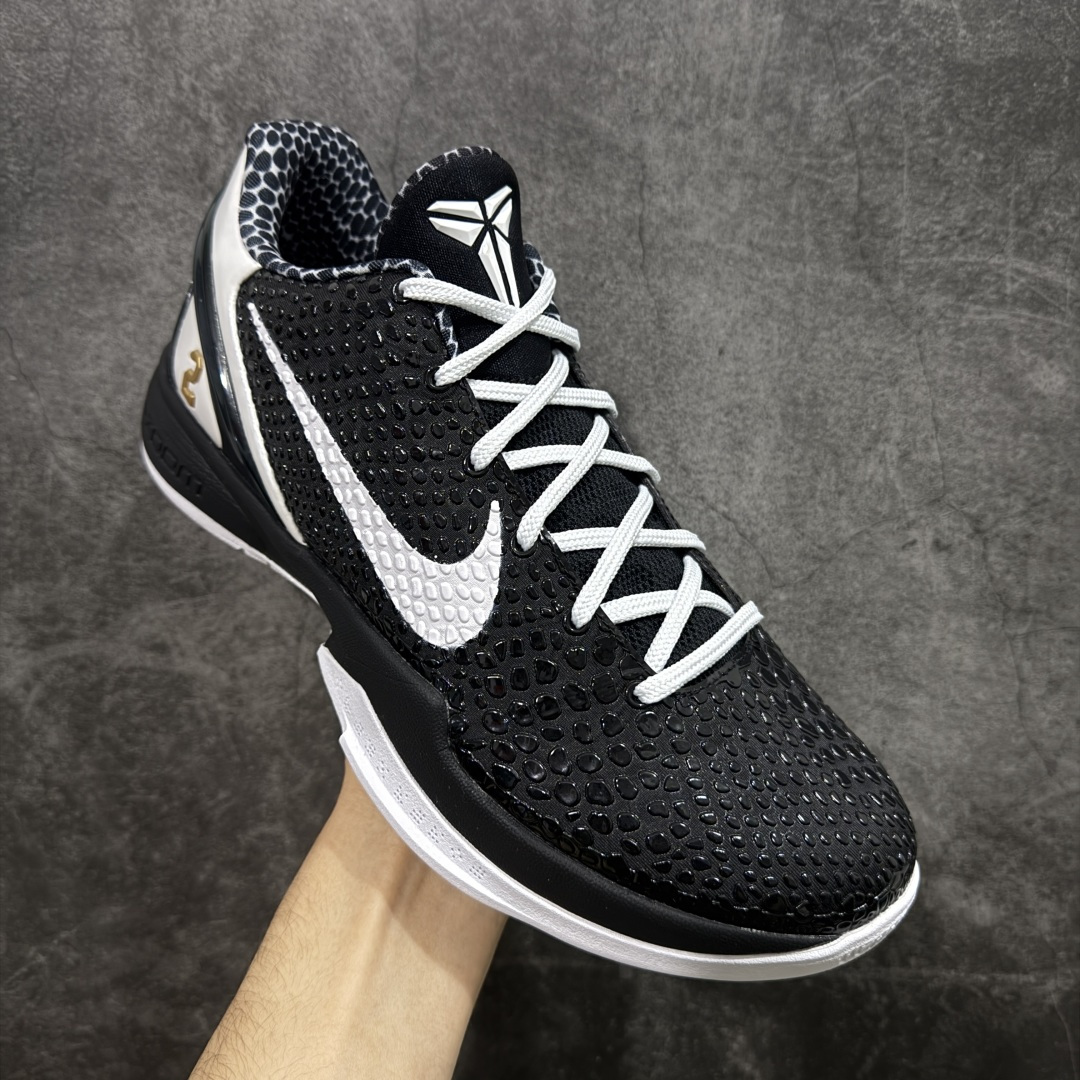 STAR -S级别 Zoom Kobe 6 Protro "Mambacita Sweet 16 篮球鞋 球鞋 波鞋 实战鞋 运动耐磨防滑 男鞋 GiGi 黑白 CW2190-002