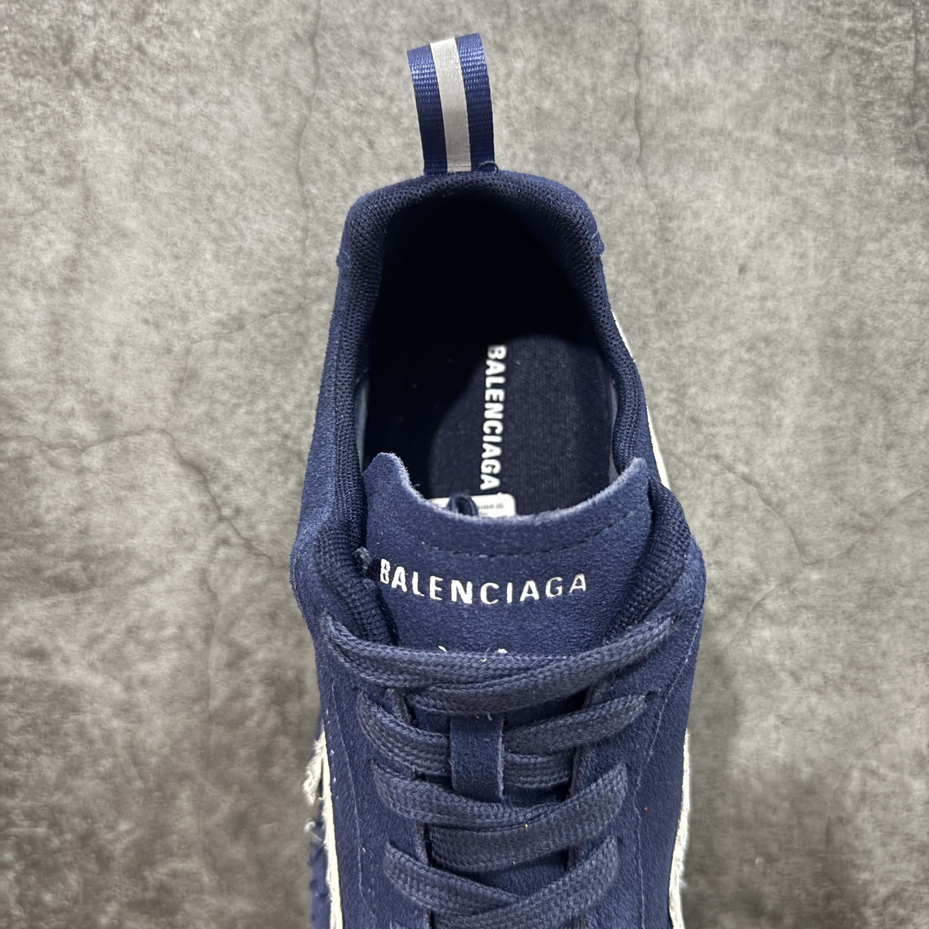 Balenciaga The Open Product x Puma Speedcat  巴黎世家 低筒 做旧 系带 二层绒面皮防滑耐磨 低筒 舒适时尚 赛车 跑步鞋 休闲鞋 波鞋 蓝色 406519 04