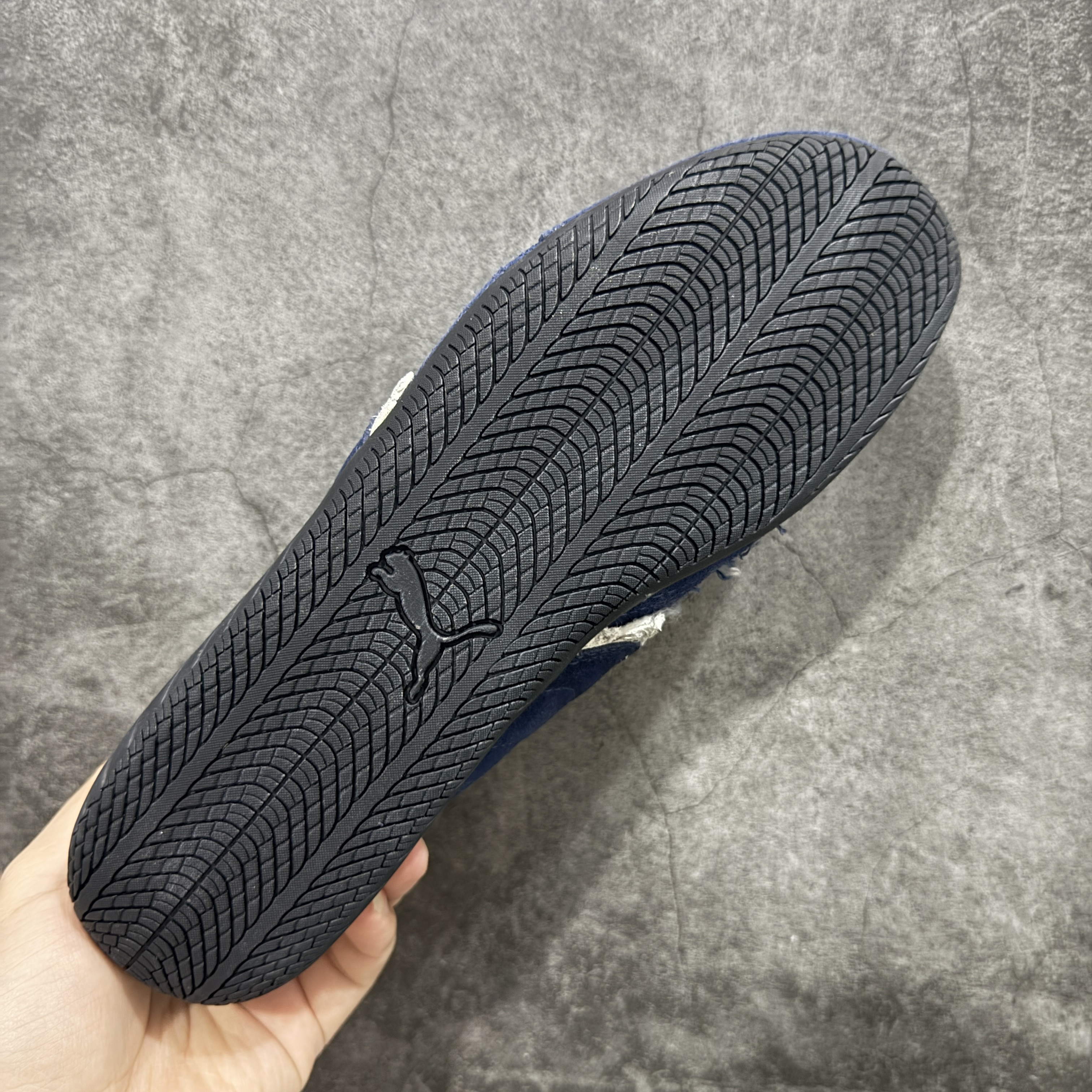 Balenciaga The Open Product x Puma Speedcat  巴黎世家 低筒 做旧 系带 二层绒面皮防滑耐磨 低筒 舒适时尚 赛车 跑步鞋 休闲鞋 波鞋 蓝色 406519 04