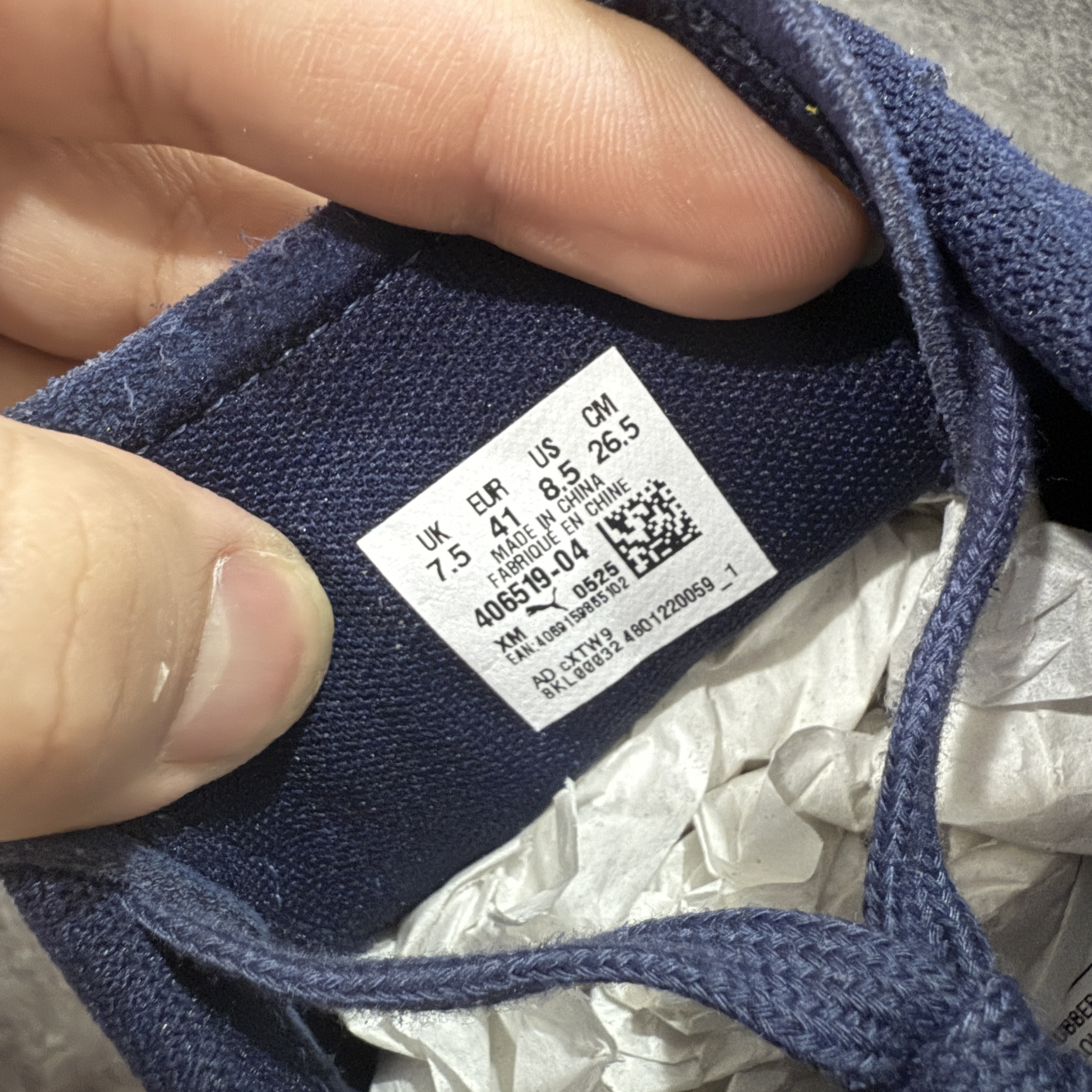 Balenciaga The Open Product x Puma Speedcat  巴黎世家 低筒 做旧 系带 二层绒面皮防滑耐磨 低筒 舒适时尚 赛车 跑步鞋 休闲鞋 波鞋 蓝色 406519 04