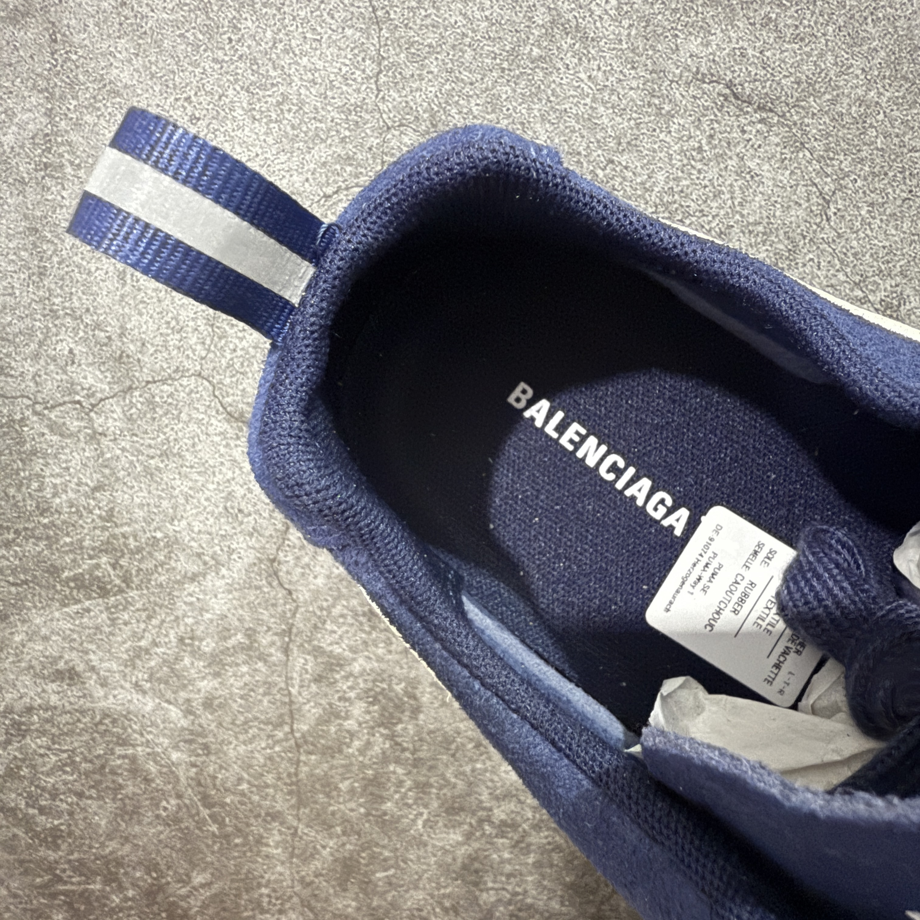 Balenciaga The Open Product x Puma Speedcat  巴黎世家 低筒 做旧 系带 二层绒面皮防滑耐磨 低筒 舒适时尚 赛车 跑步鞋 休闲鞋 波鞋 蓝色 406519 04