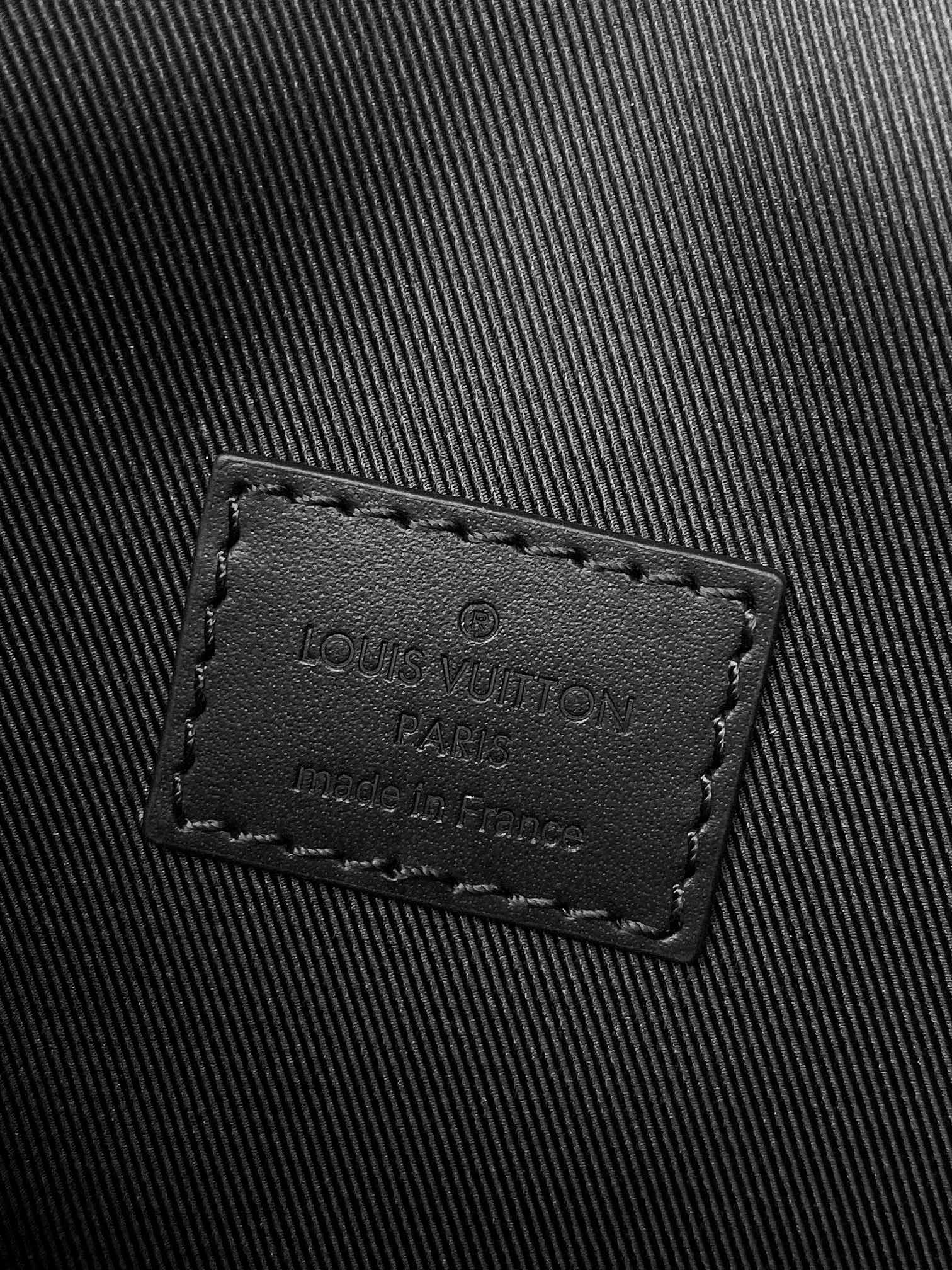  特级 LOUIS VUITTON Steamer 全钢五金 经典老花 印花 锁扣 涂层帆布 邮差包 手提包 单肩包 斜挎包 黑色   M81783