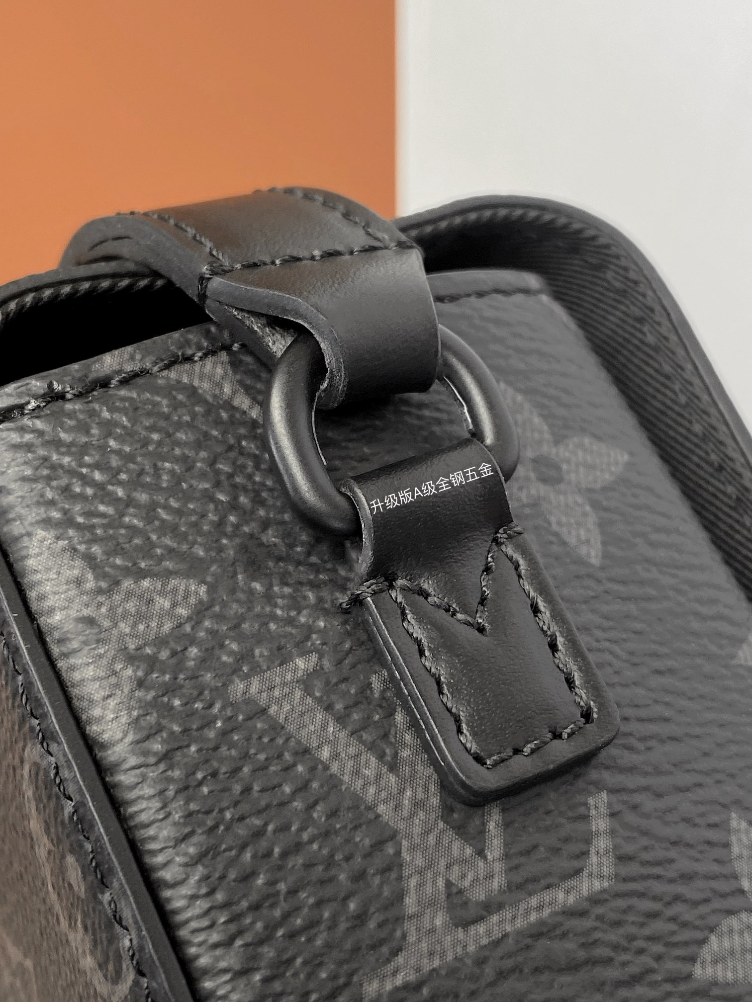  特级 LOUIS VUITTON Steamer 全钢五金 经典老花 印花 锁扣 涂层帆布 邮差包 手提包 单肩包 斜挎包 黑色   M81783