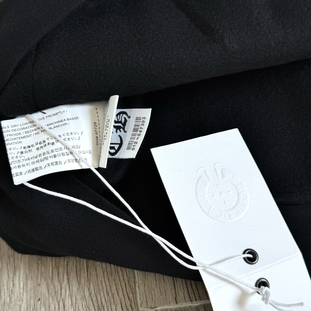 Chrome Hearts 克罗心 经典马蹄  花臂 连帽卫衣 套头  黑色 A5 CH-SANFEN