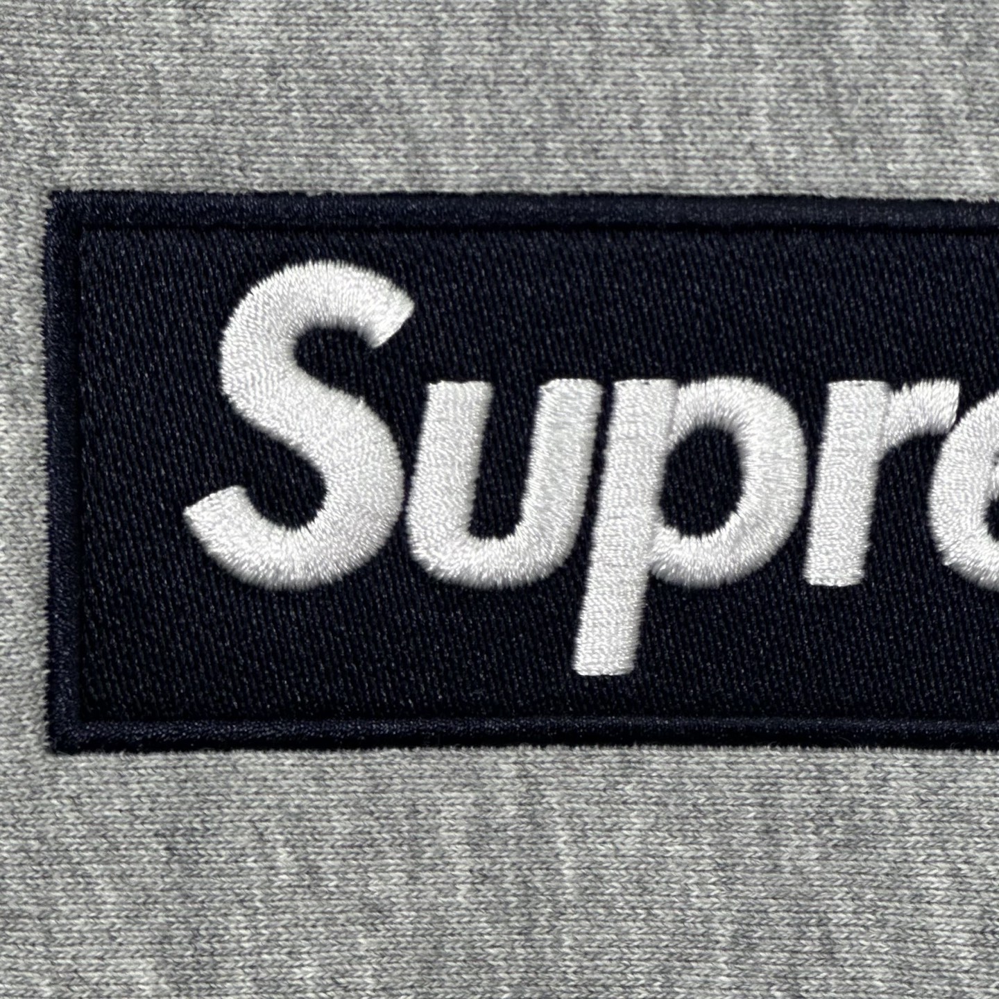Supreme FW25 WEEK15 Box Logo Hooded Sweatshirt 刺绣标志 logo 袋鼠口 连帽 加绒 卫衣 男女同款 灰色 SUP-FW25-094