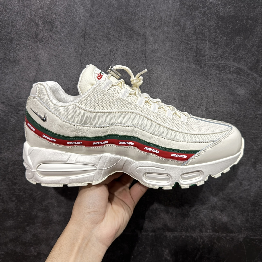 升级最终版UNDEFEATED  Nike Air Max 95    低筒 网布防滑 运动鞋 休闲鞋 球鞋 男鞋 米白IB4453-100
