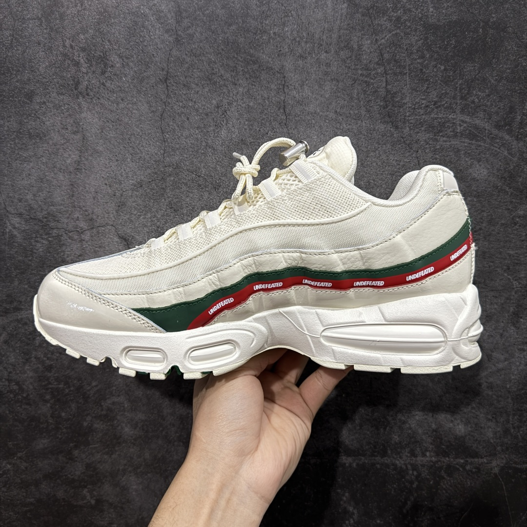 升级最终版UNDEFEATED  Nike Air Max 95    低筒 网布防滑 运动鞋 休闲鞋 球鞋 男鞋 米白IB4453-100