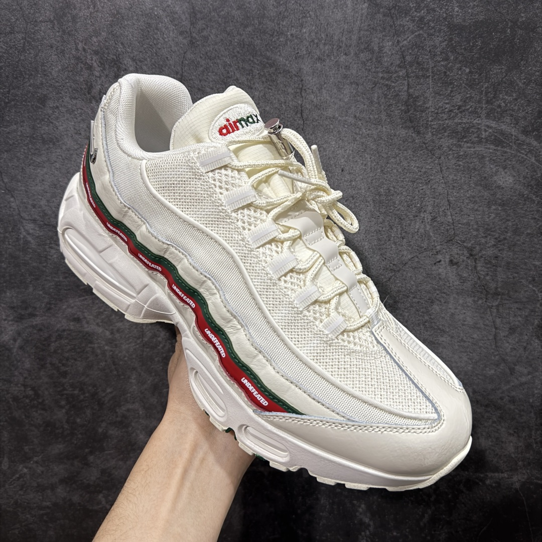 升级最终版UNDEFEATED  Nike Air Max 95    低筒 网布防滑 运动鞋 休闲鞋 球鞋 男鞋 米白IB4453-100