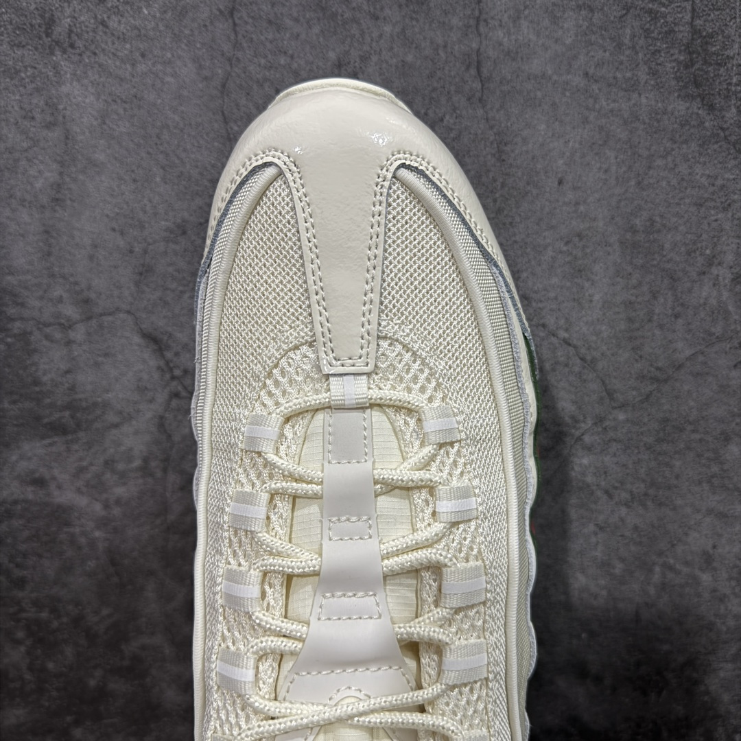 升级最终版UNDEFEATED  Nike Air Max 95    低筒 网布防滑 运动鞋 休闲鞋 球鞋 男鞋 米白IB4453-100