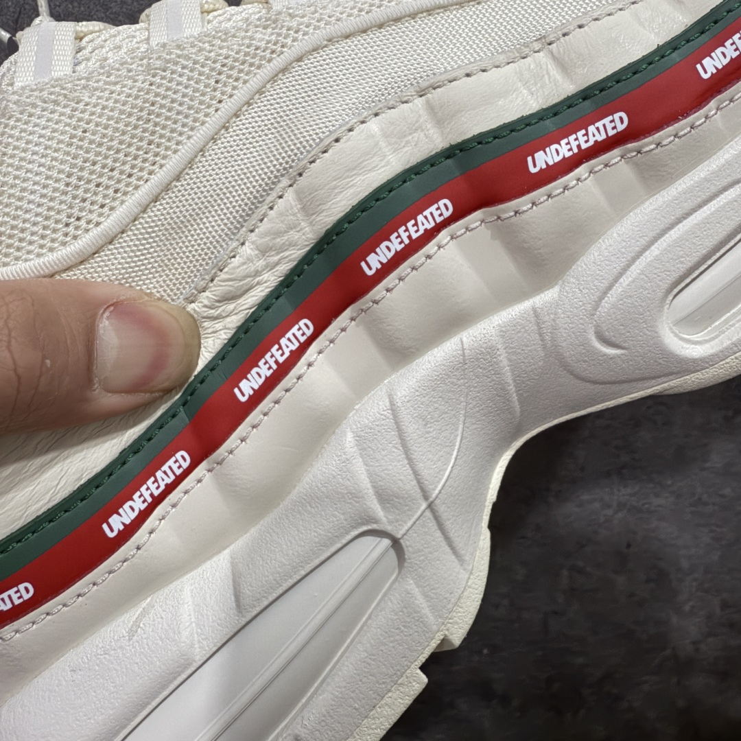 升级最终版UNDEFEATED  Nike Air Max 95    低筒 网布防滑 运动鞋 休闲鞋 球鞋 男鞋 米白IB4453-100