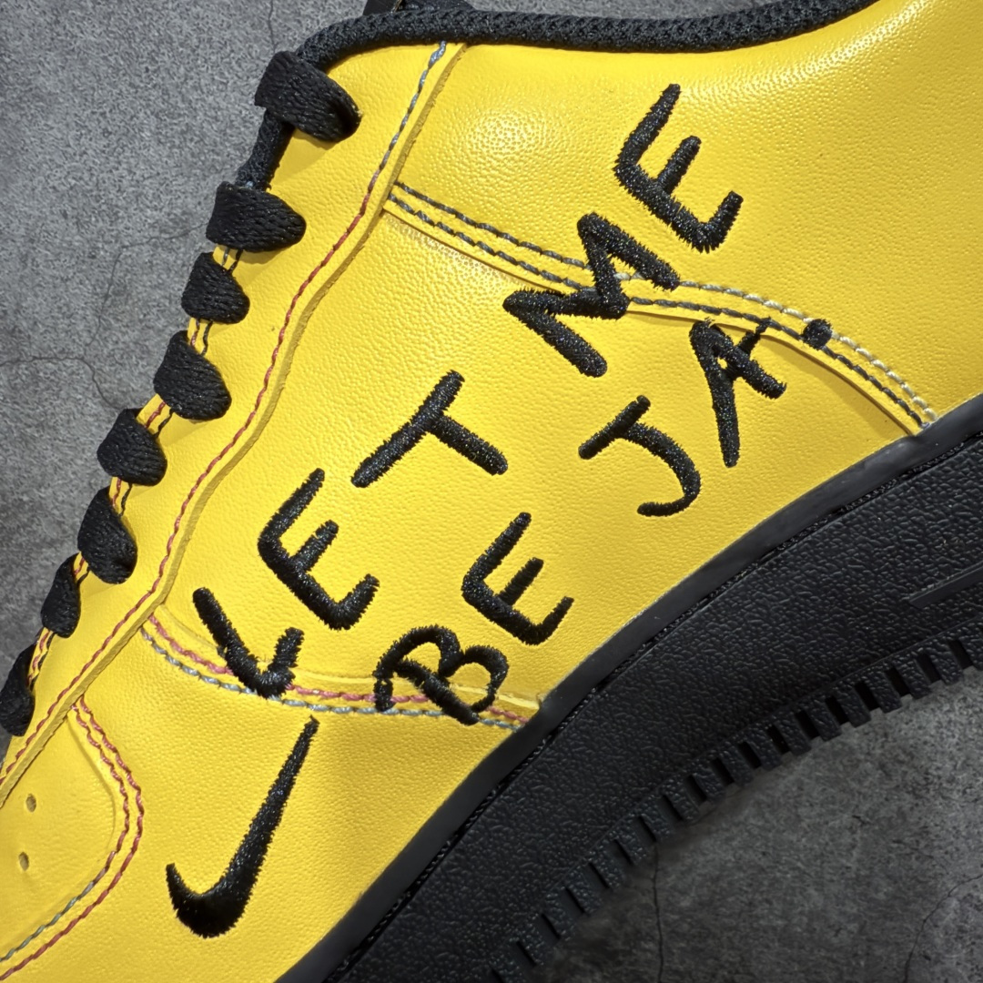 Air Force 1 Low  空军一号 低筒 休闲鞋 板鞋 男鞋 女鞋 波鞋  黑黄 IQ2713-700