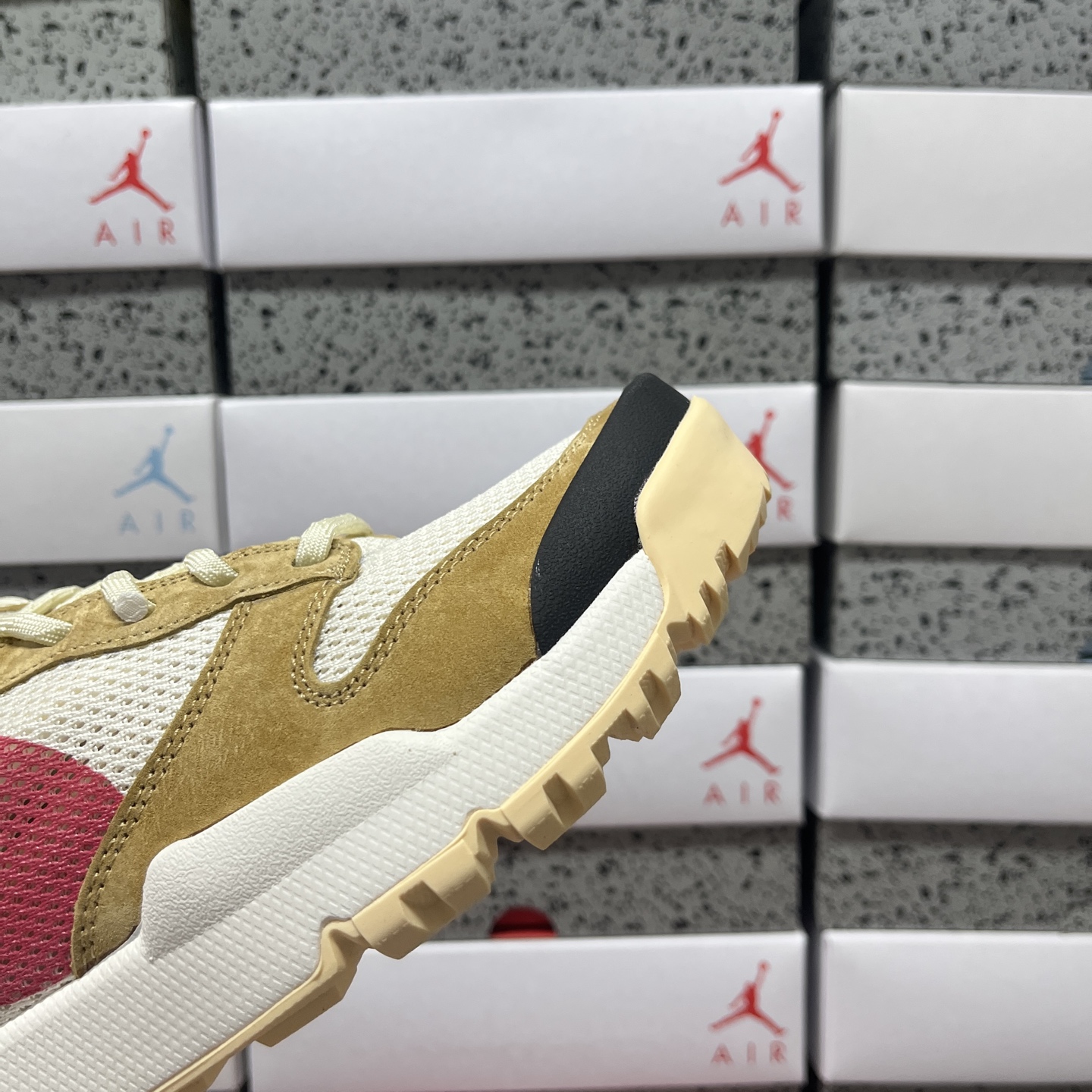 Tom Sachs x NK Craft Mars Yard Shoe 3.0  宇航员 黄白红 跑步鞋 联名 休闲鞋 板鞋 男鞋 女鞋 米棕色 IF2885-100