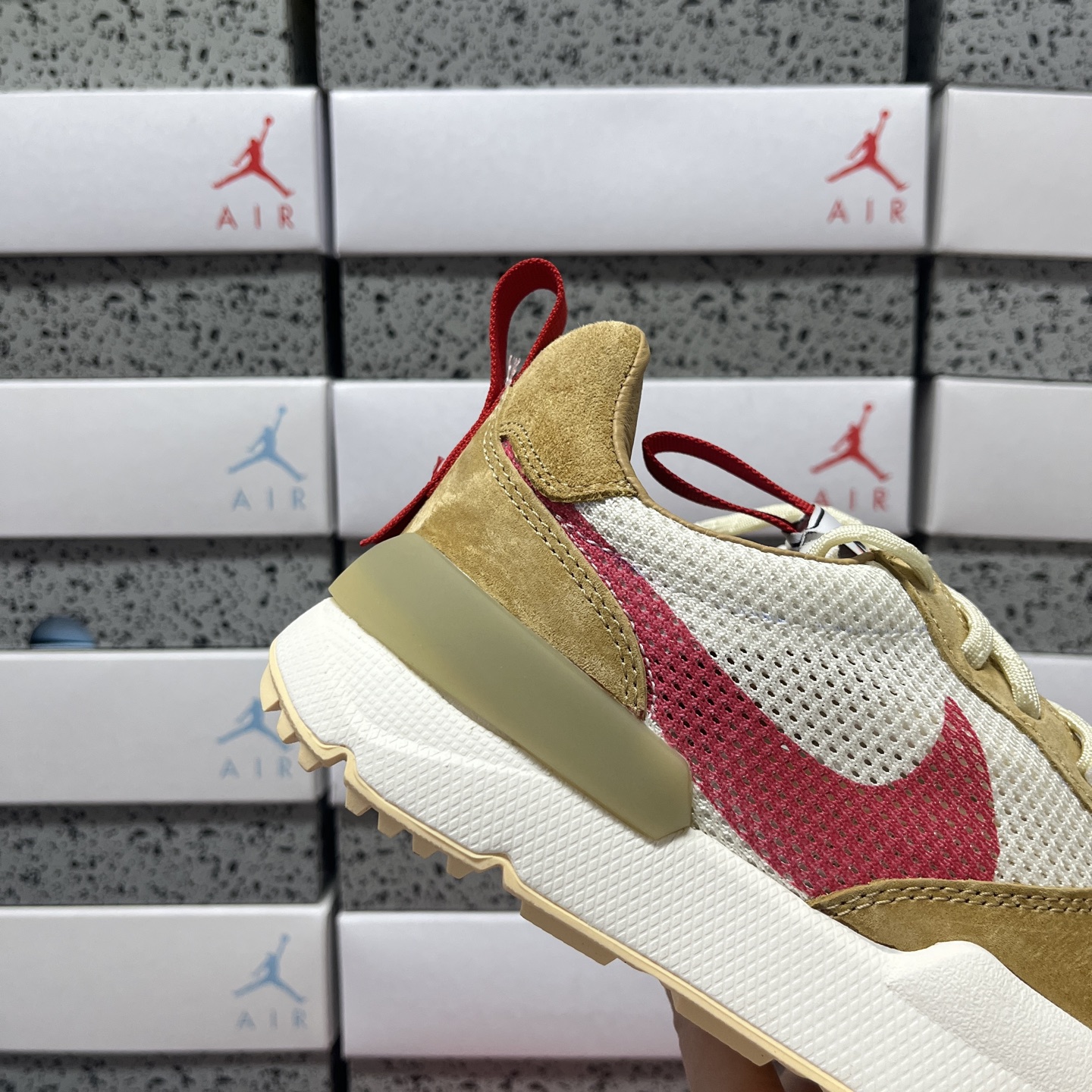 Tom Sachs x NK Craft Mars Yard Shoe 3.0  宇航员 黄白红 跑步鞋 联名 休闲鞋 板鞋 男鞋 女鞋 米棕色 IF2885-100