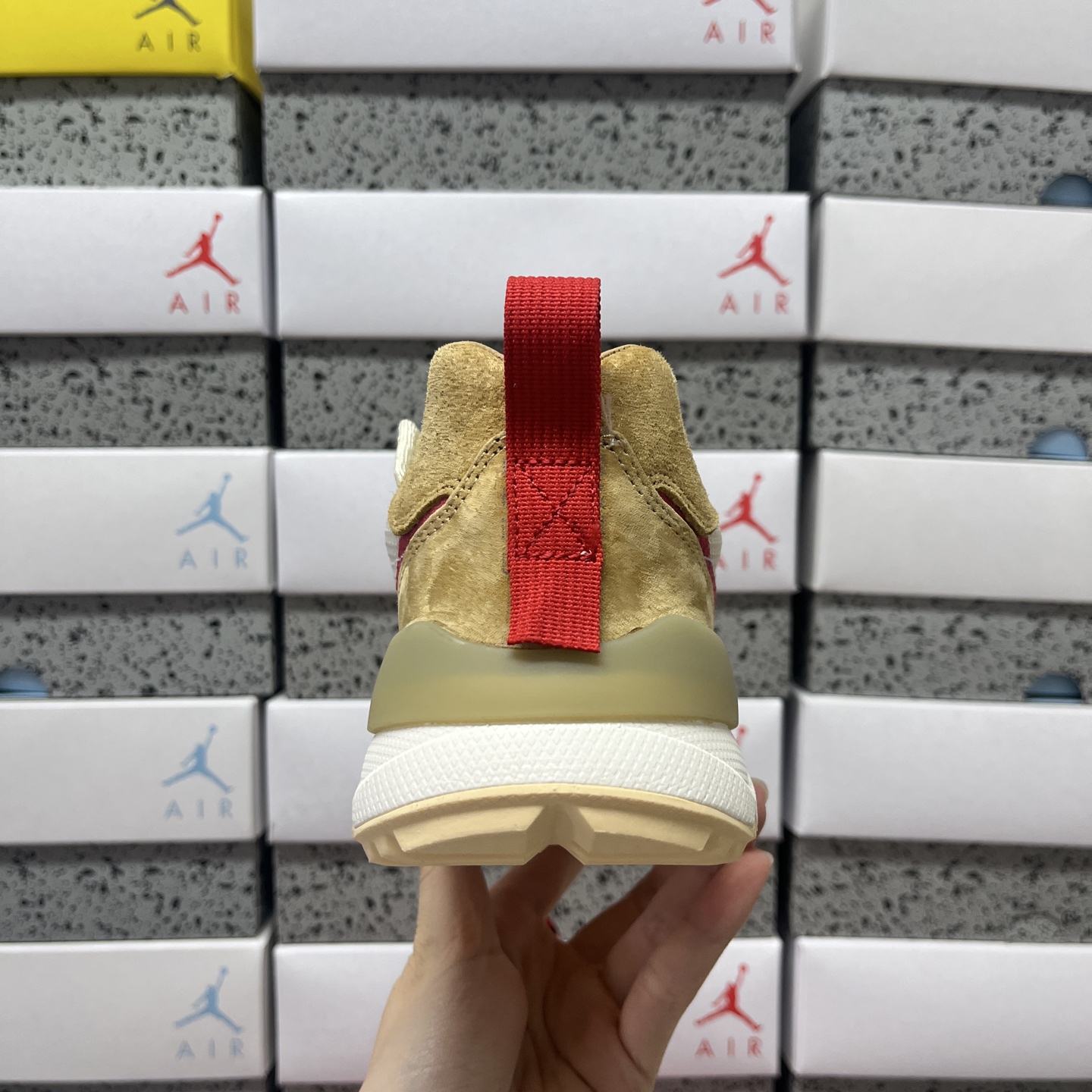 Tom Sachs x NK Craft Mars Yard Shoe 3.0  宇航员 黄白红 跑步鞋 联名 休闲鞋 板鞋 男鞋 女鞋 米棕色 IF2885-100