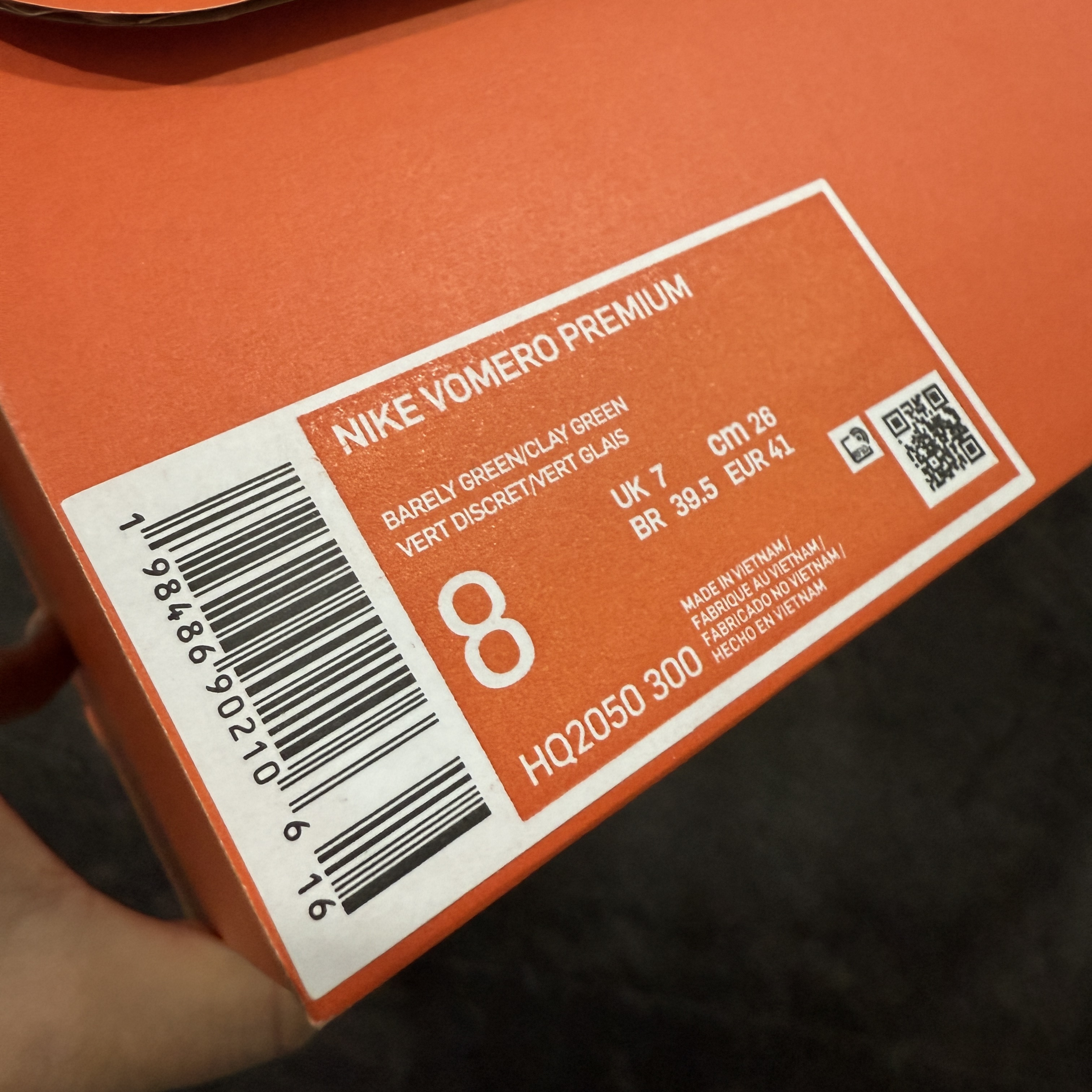 Nike Vomero Premium 低筒 超临界发泡 气垫 百搭舒适耐磨  休闲跑步鞋 男款 青绿 HQ2050-300