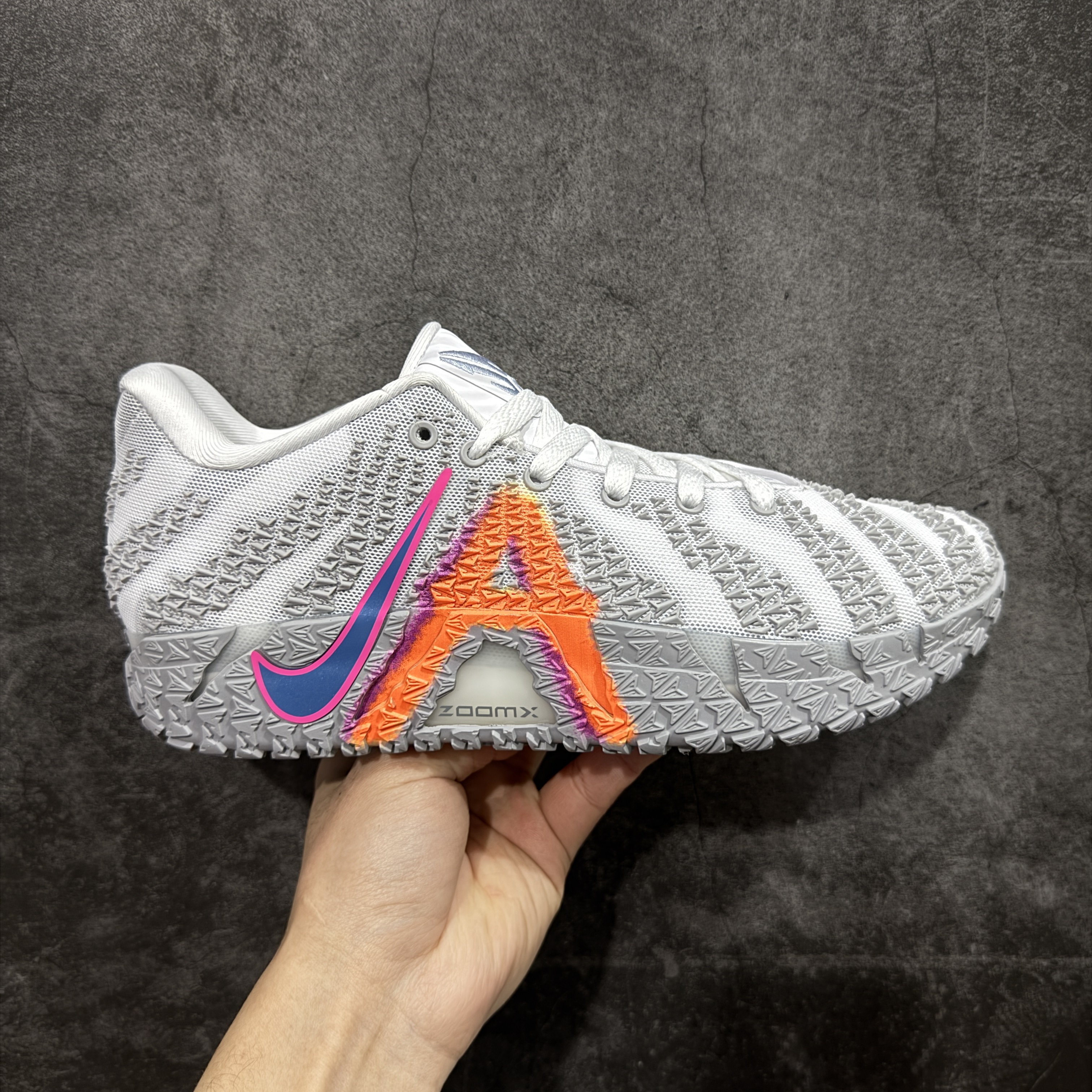 XO Nike Zoom JA3 三代 低筒 前後氣墊 耐磨透氣 實戰籃球鞋 波鞋 球鞋 男鞋 波鞋 灰色 IH0797-100