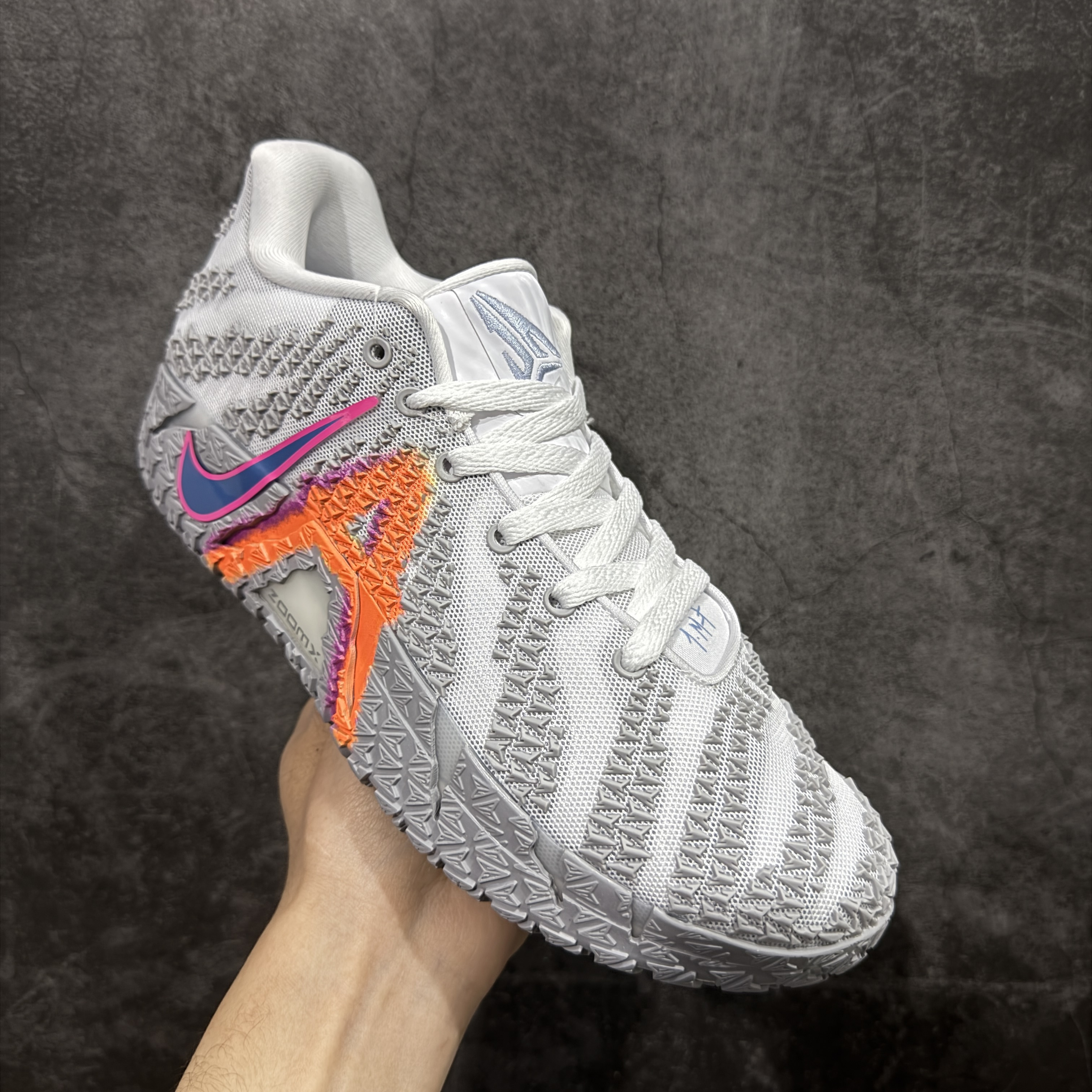 XO Nike Zoom JA3 三代 低筒 前後氣墊 耐磨透氣 實戰籃球鞋 波鞋 球鞋 男鞋 波鞋 灰色 IH0797-100