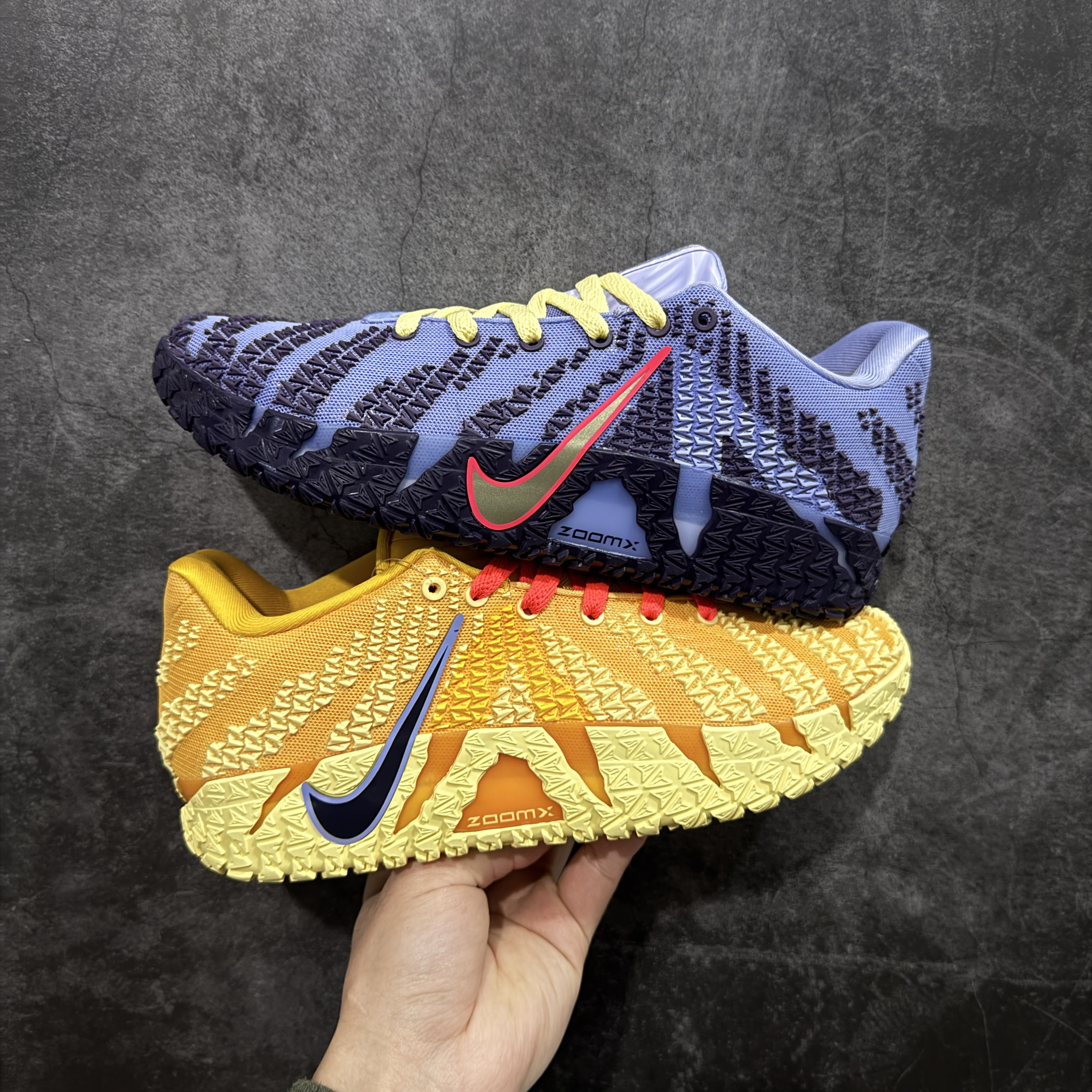 XO Nike Zoom JA3 三代 低筒 前後氣墊 耐磨透氣 實戰籃球鞋 波鞋 球鞋 男鞋 波鞋 黄紫鸳鸯HF2794-700