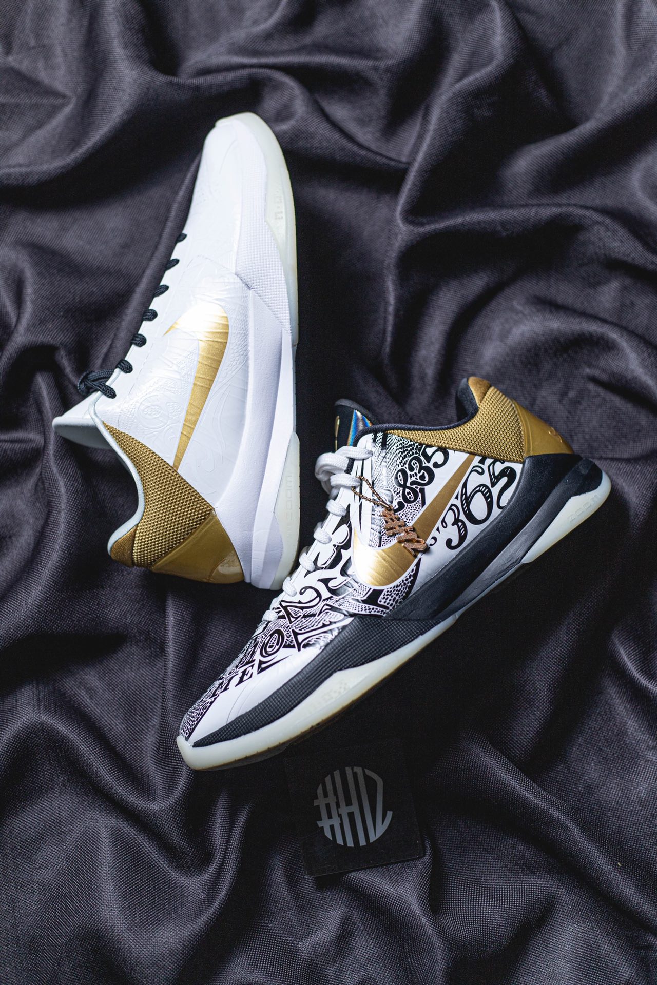 H12/Godkiller Kobe5   科比 5 前掌气垫 后掌EVA 籃球鞋 球鞋 實戰鞋 真碳板 波鞋 黑白阴阳