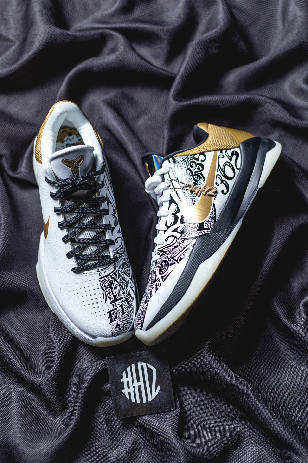 H12/Godkiller Kobe5   科比 5 前掌气垫 后掌EVA 籃球鞋 球鞋 實戰鞋 真碳板 波鞋 黑白阴阳