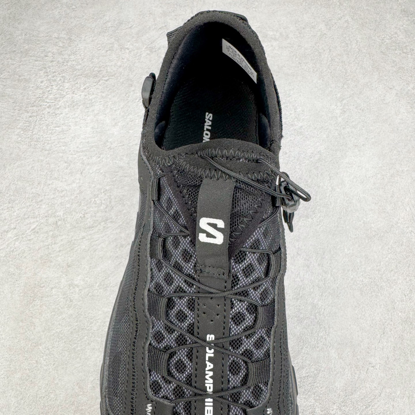 SALOMON SOLAMPHIBIAN 织物 萨洛蒙  低筒 水陆两栖 减震防滑 户外 跑步鞋 运动鞋 登山 男鞋 女鞋  波鞋（版型偏小一码）黑色 478148