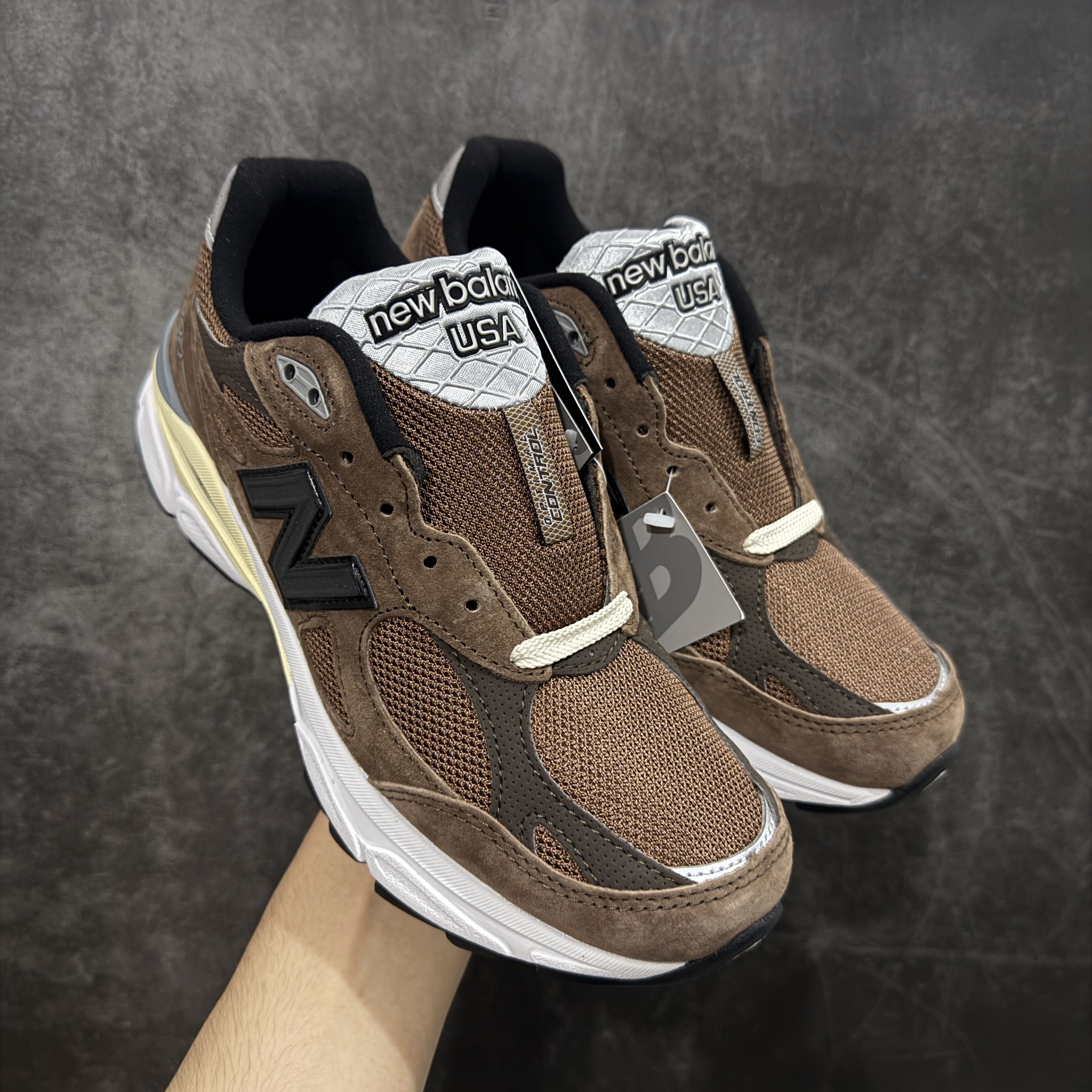 新版  JJJJound Balance 990 V3   低筒 复古跑鞋 休闲鞋 板鞋 运动鞋 男鞋 女鞋 蒙特利尔 深棕 M990JB3