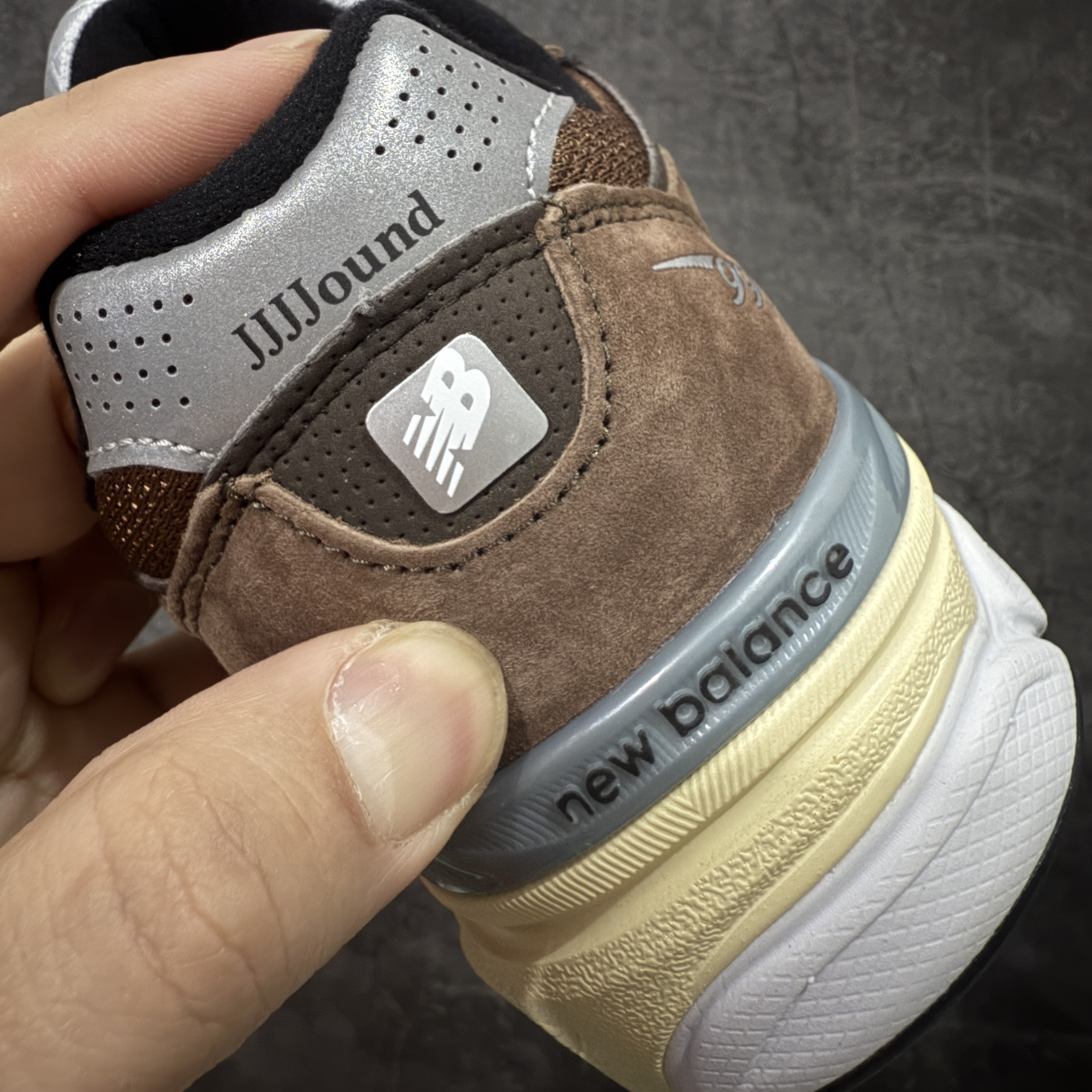 新版  JJJJound Balance 990 V3   低筒 复古跑鞋 休闲鞋 板鞋 运动鞋 男鞋 女鞋 蒙特利尔 深棕 M990JB3