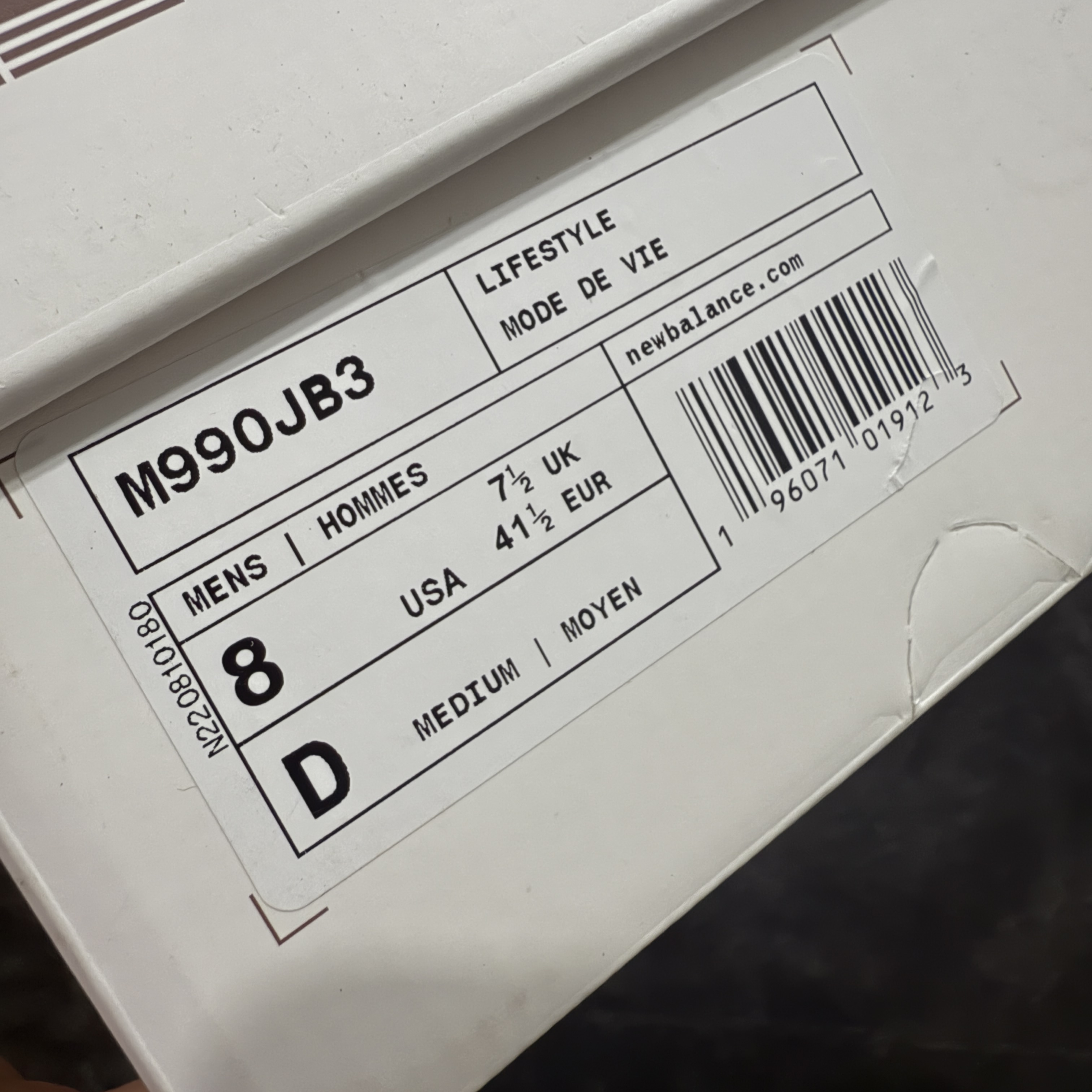 新版  JJJJound Balance 990 V3   低筒 复古跑鞋 休闲鞋 板鞋 运动鞋 男鞋 女鞋 蒙特利尔 深棕 M990JB3