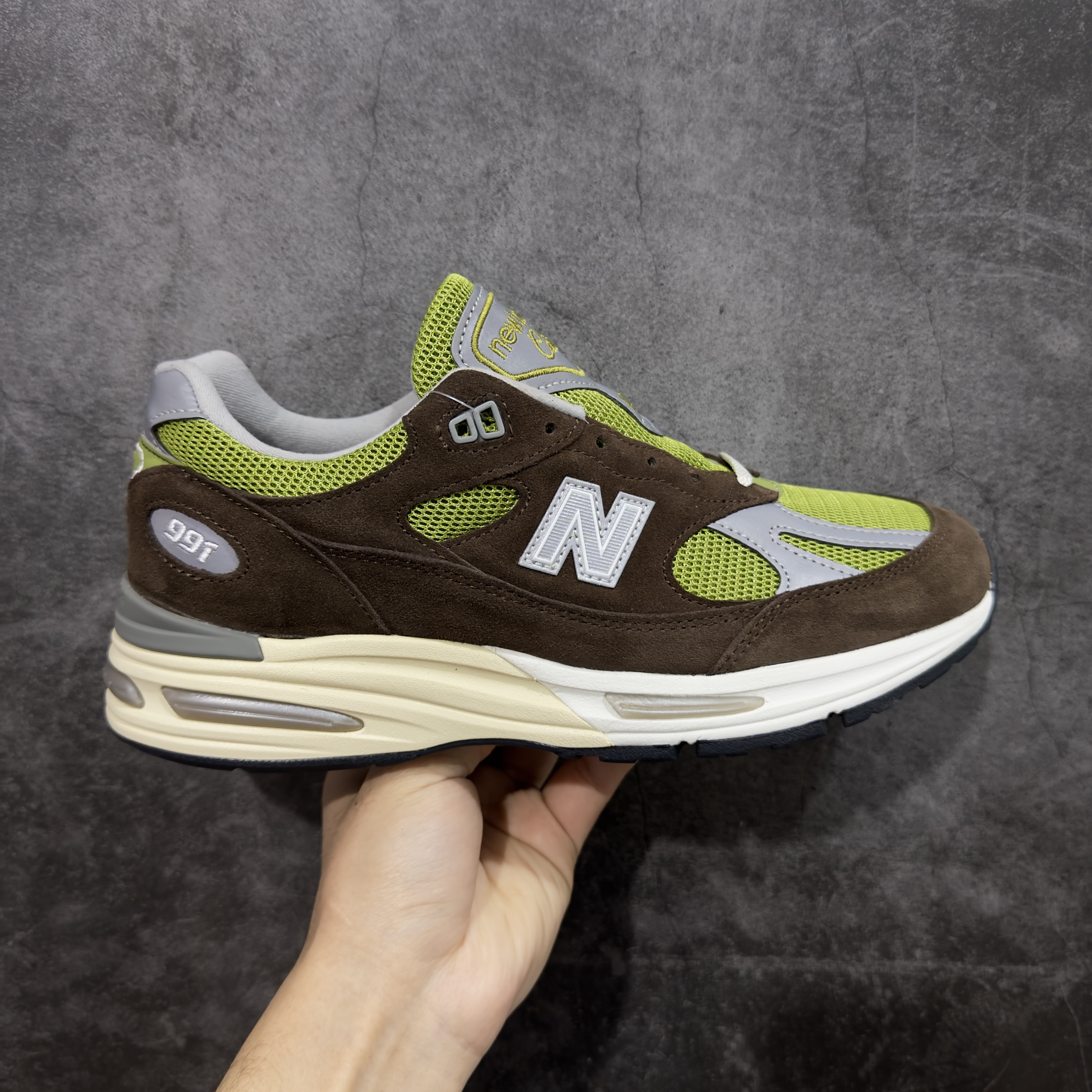新版  KITH New Balance 991 V2 低筒 复古跑鞋 休闲鞋 运动鞋 波鞋 男鞋 女鞋 踪绿 U991CK2