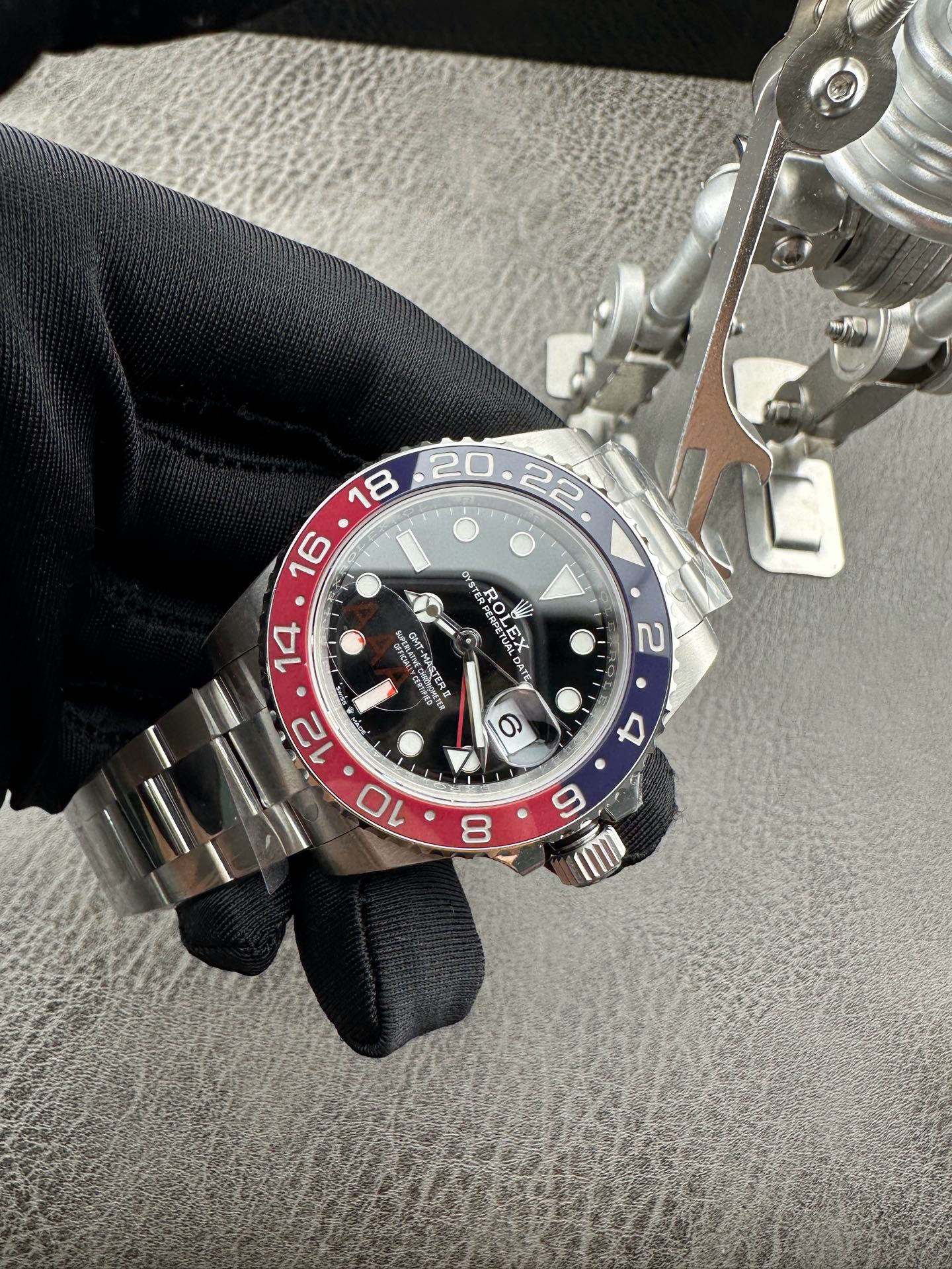 VS V3 ROLEX 勞力士 GMT 格林尼治型 双时区 40MM 自動機械機芯  防水 男表瑞表  蚝式鋼表殼 蚝式鋼表帶  可乐圈 126710BLRO-0002