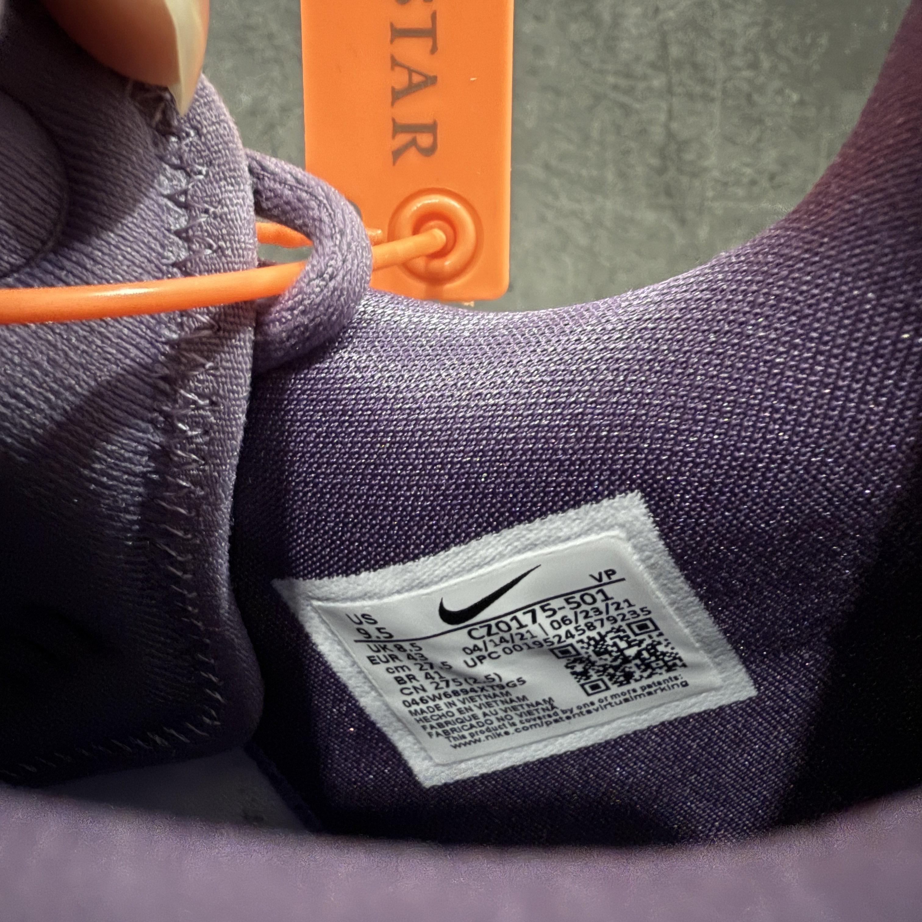 STAR-S级 GT Cut 1.0 1代  低筒  篮球鞋 球鞋 实战鞋 全掌气垫 TPU抗扭 男鞋  紫色 CZ0175-501