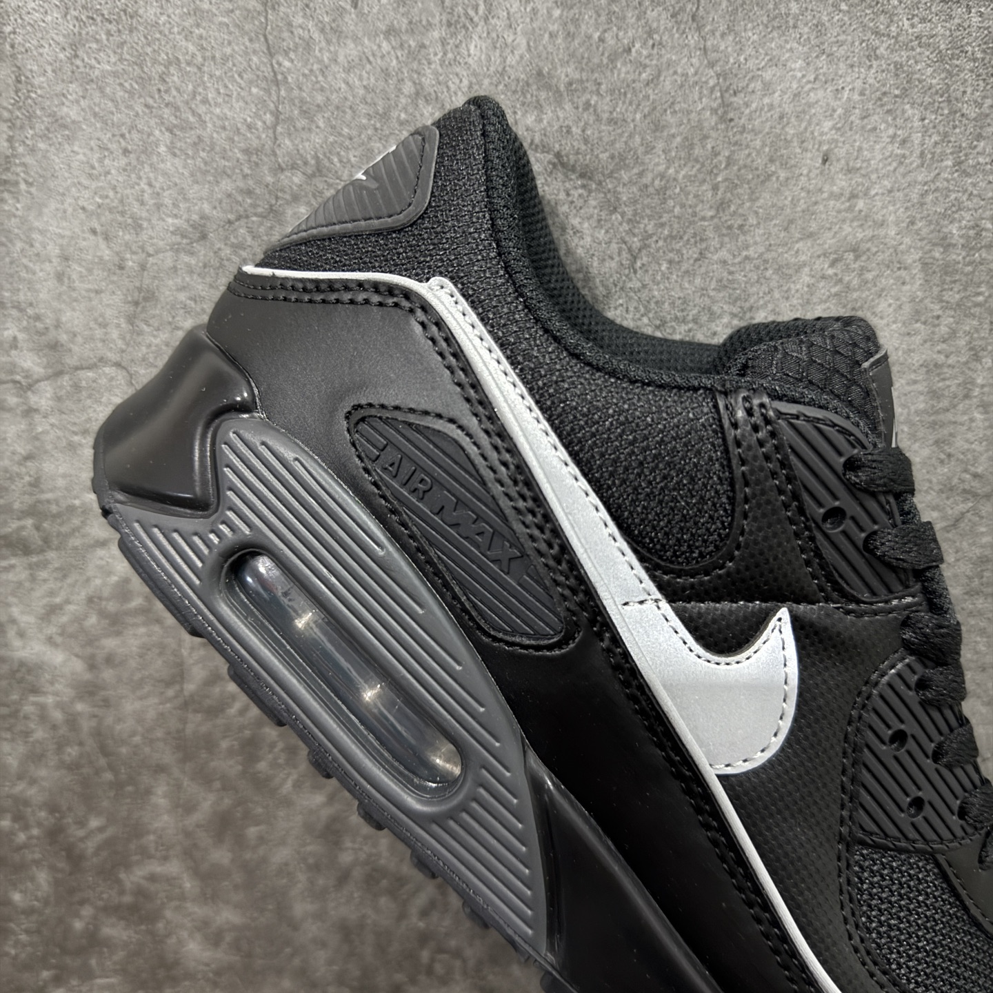 Nike Air Max 90 低筒 复古 网布防滑 运动鞋 休闲鞋 球鞋 男鞋 波鞋 黑白 A5616730-012