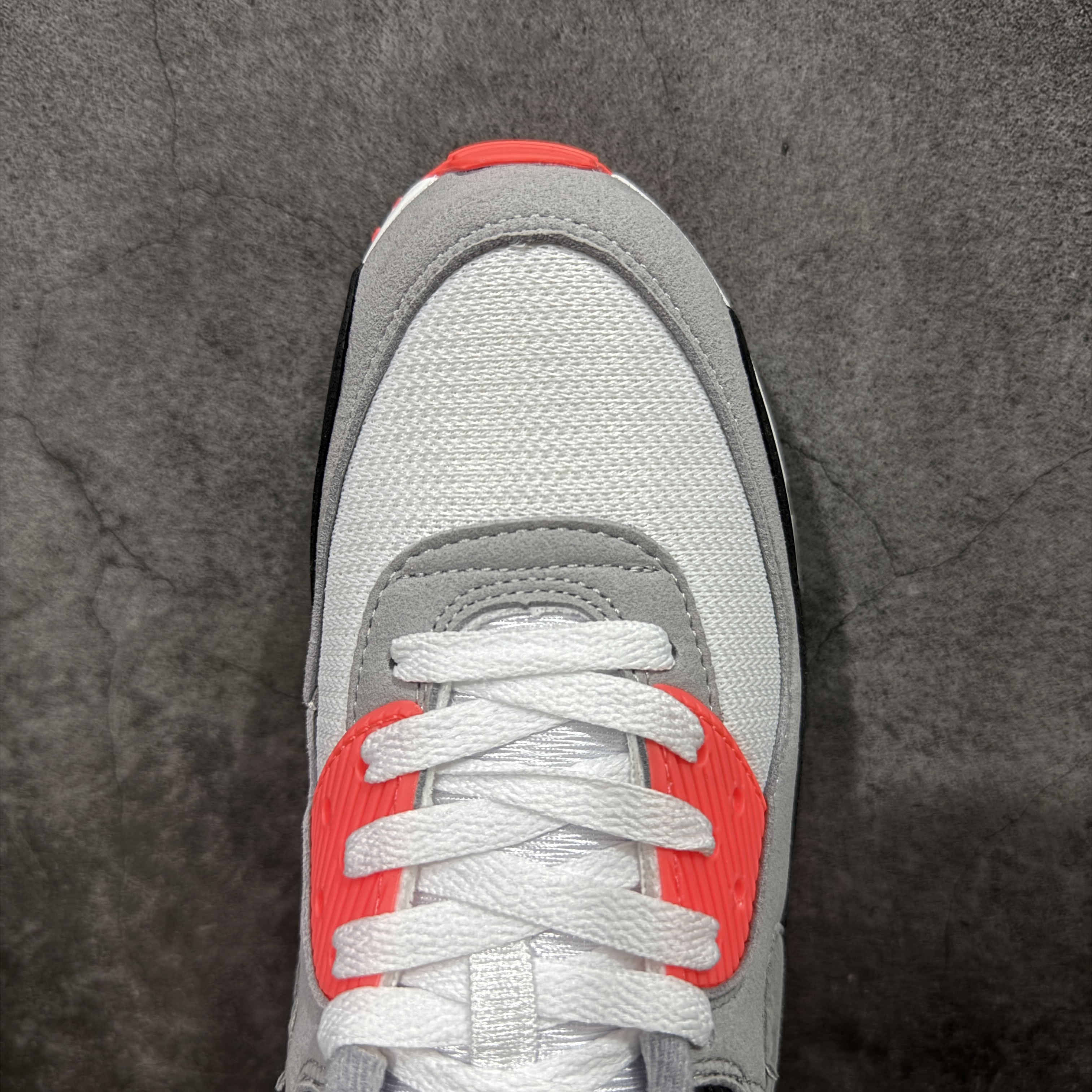 Nike Air Max 90 低筒 复古 网布防滑 运动鞋 休闲鞋 球鞋 男鞋 波鞋 红灰色A5 724882-100