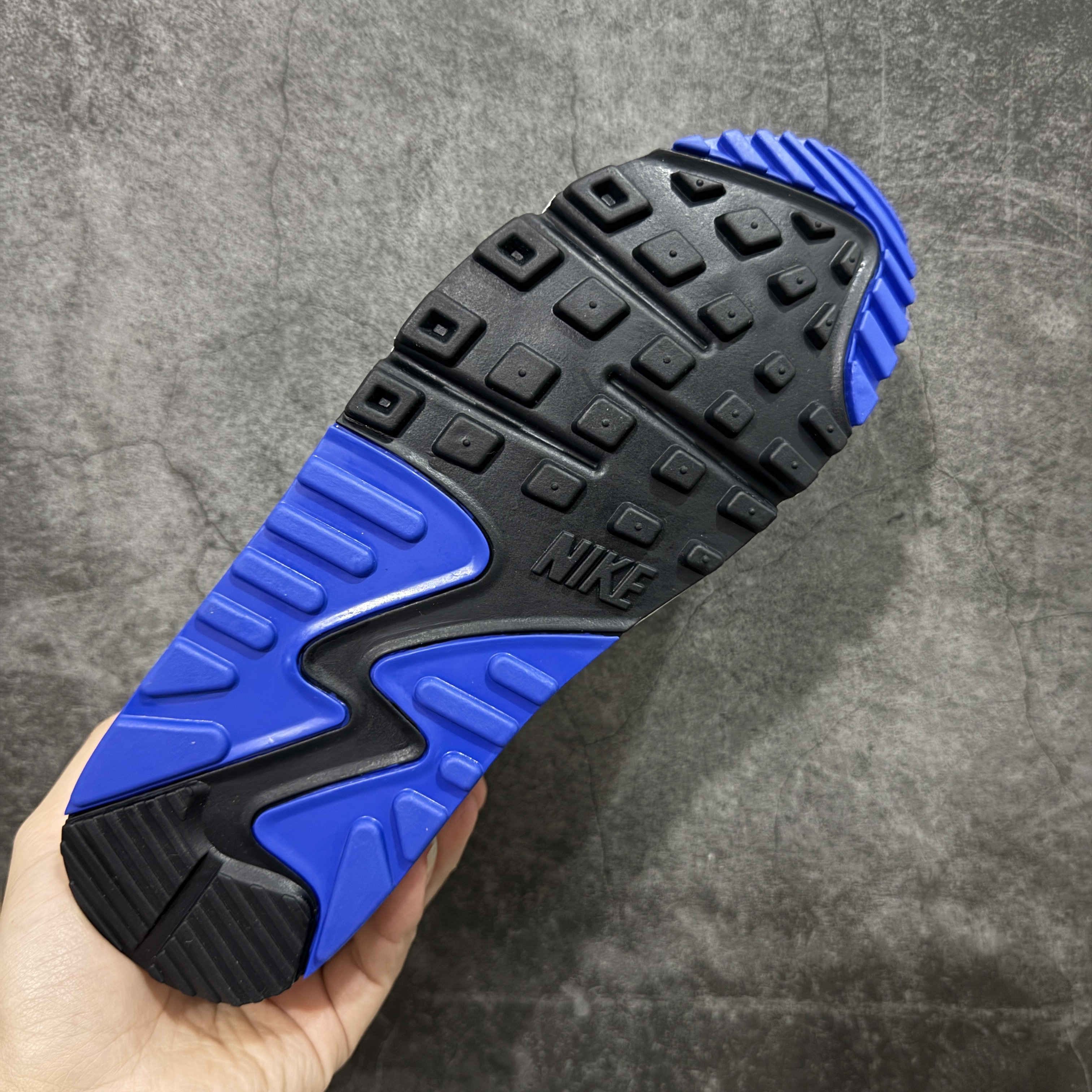 Nike Air Max 90 低筒 复古 网布防滑 运动鞋 休闲鞋 球鞋 男鞋 波鞋 皇家蓝A5 HF3449-100