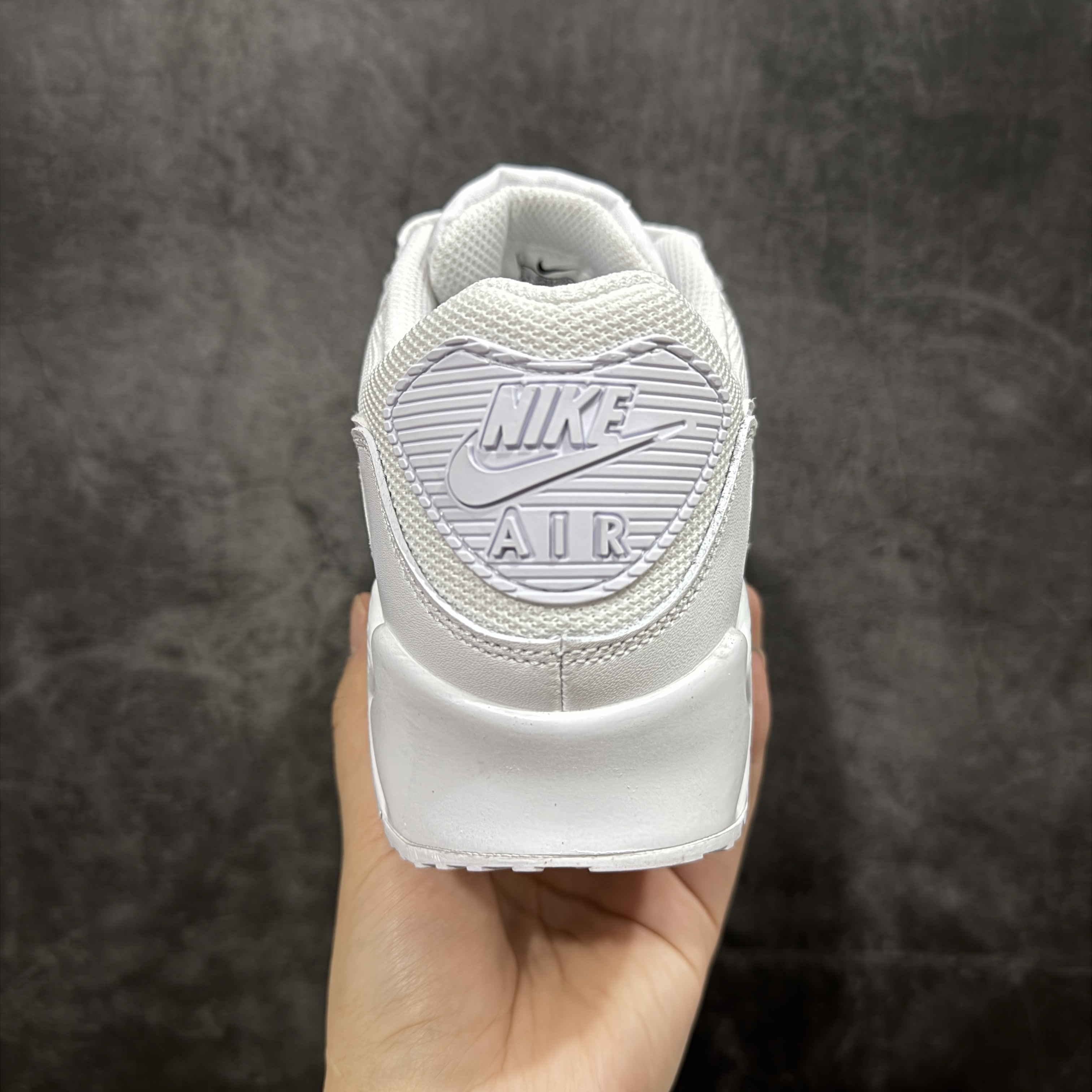 Nike Air Max 90 低筒 复古 网布防滑 运动鞋 休闲鞋 球鞋 男鞋 波鞋 全白A5 CN8490-100