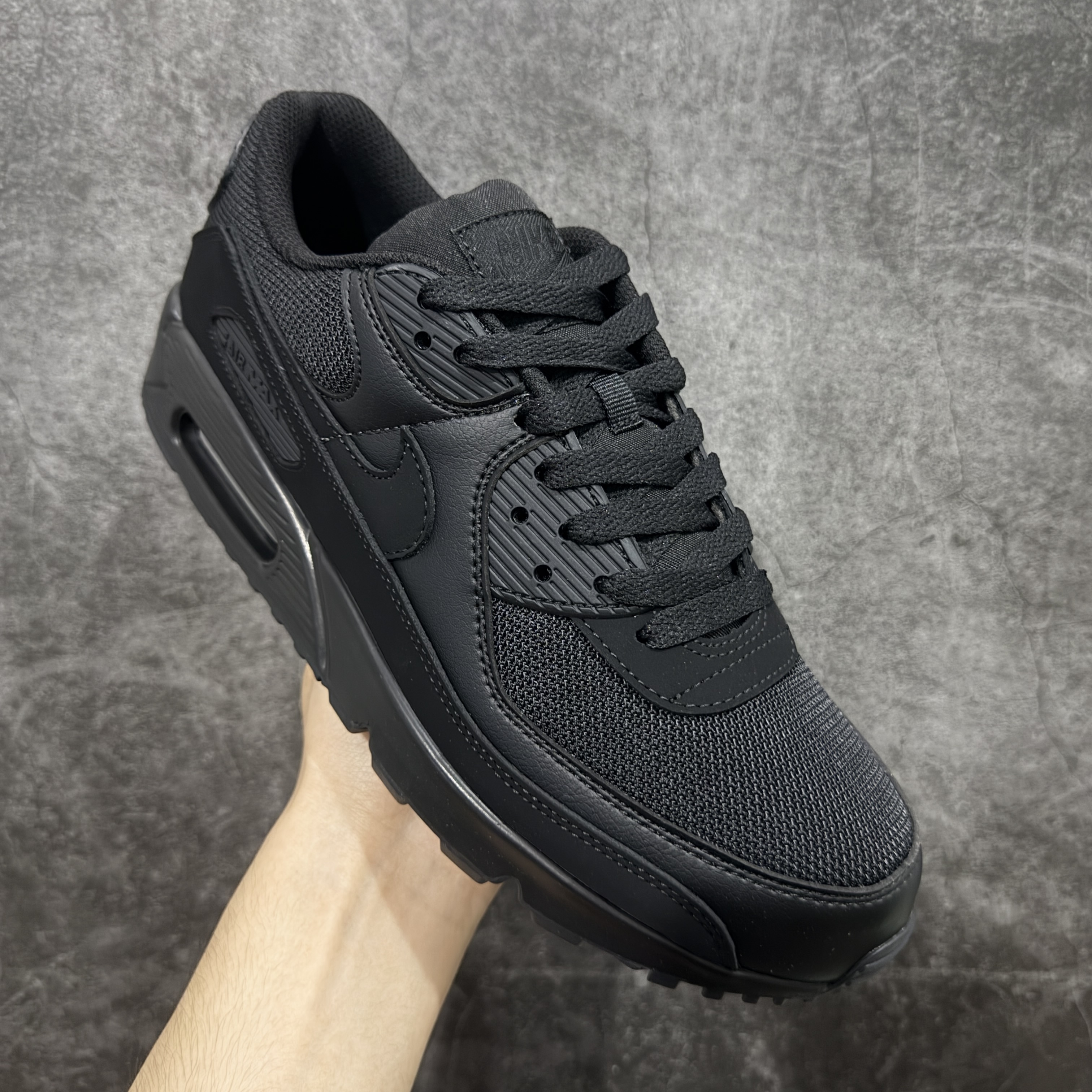 Nike Air Max 90 低筒 复古 网布防滑 运动鞋 休闲鞋 球鞋 男鞋 波鞋 黑武士 A5 CN8490-003