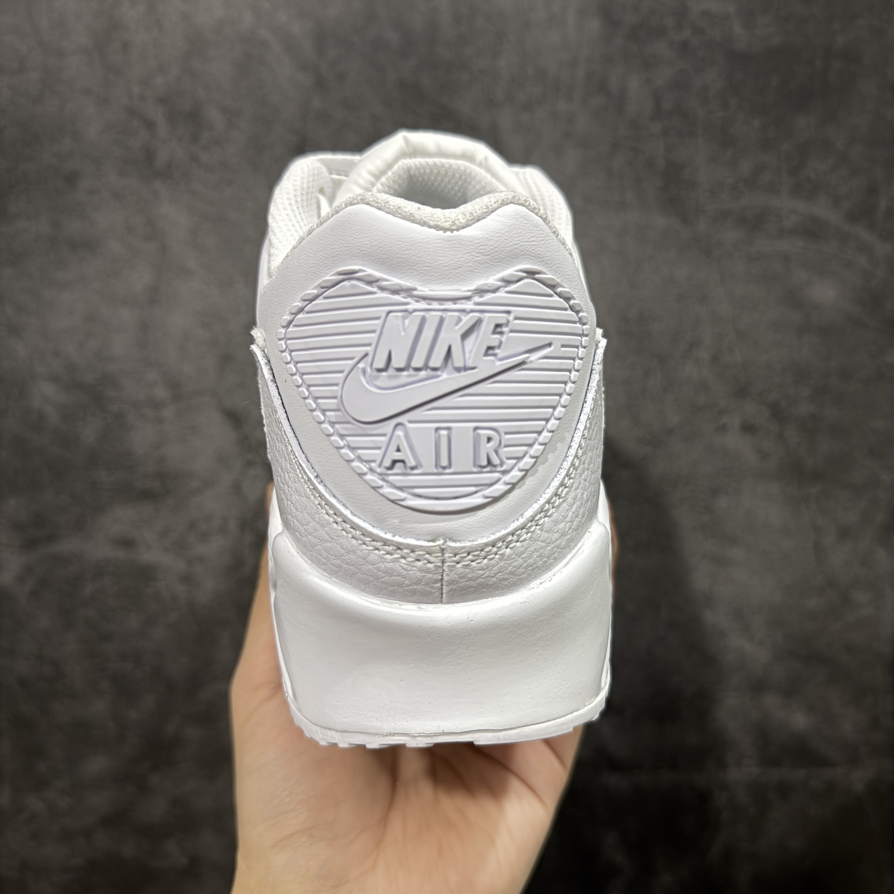 Nike Air Max 90 LTR 低筒 复古 网布防滑 运动鞋 休闲鞋 球鞋 男鞋 波鞋 全白全皮A5 CZ5594-100