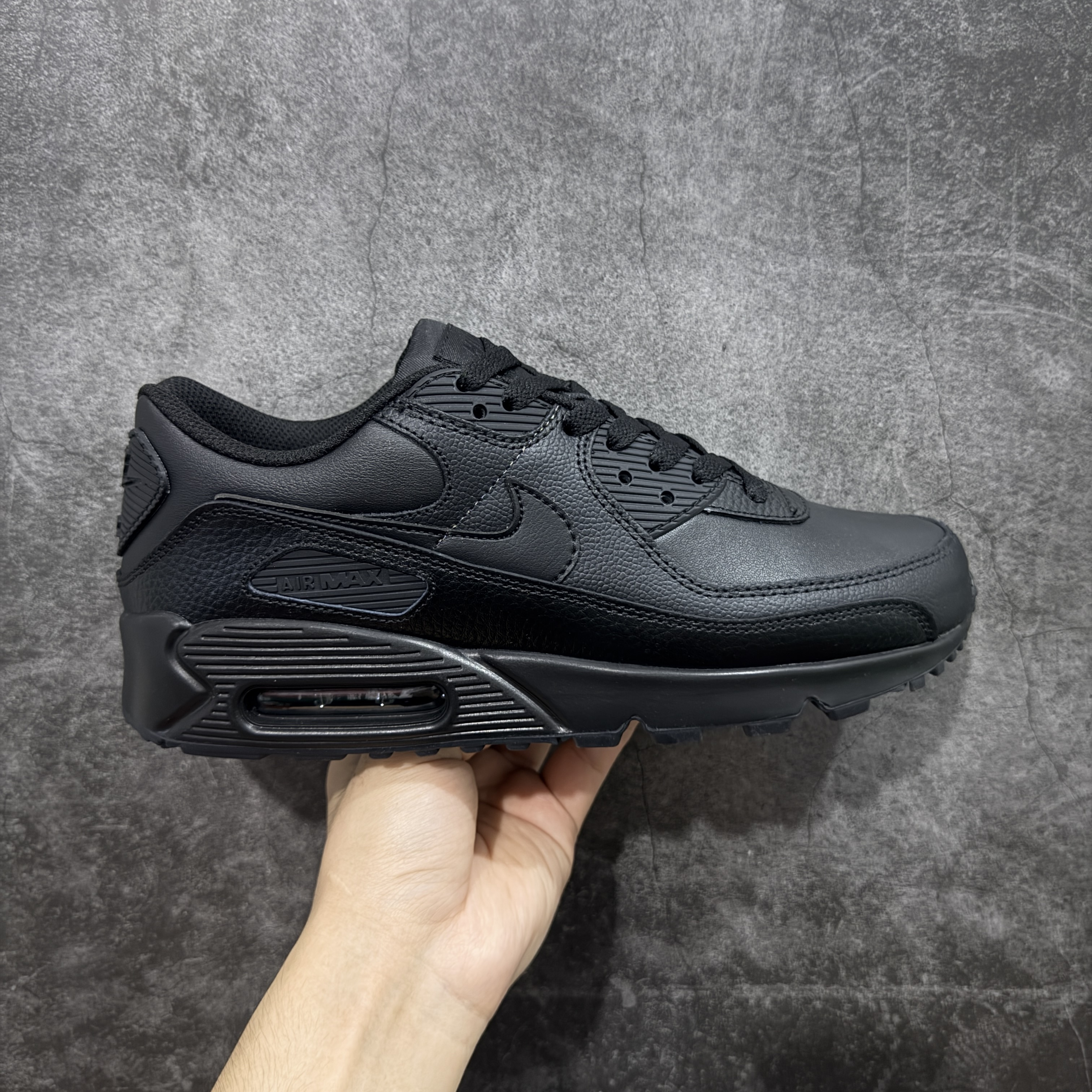 Nike Air Max 90 低筒 复古 网布防滑 运动鞋 休闲鞋 球鞋 男鞋 波鞋  黑武士
