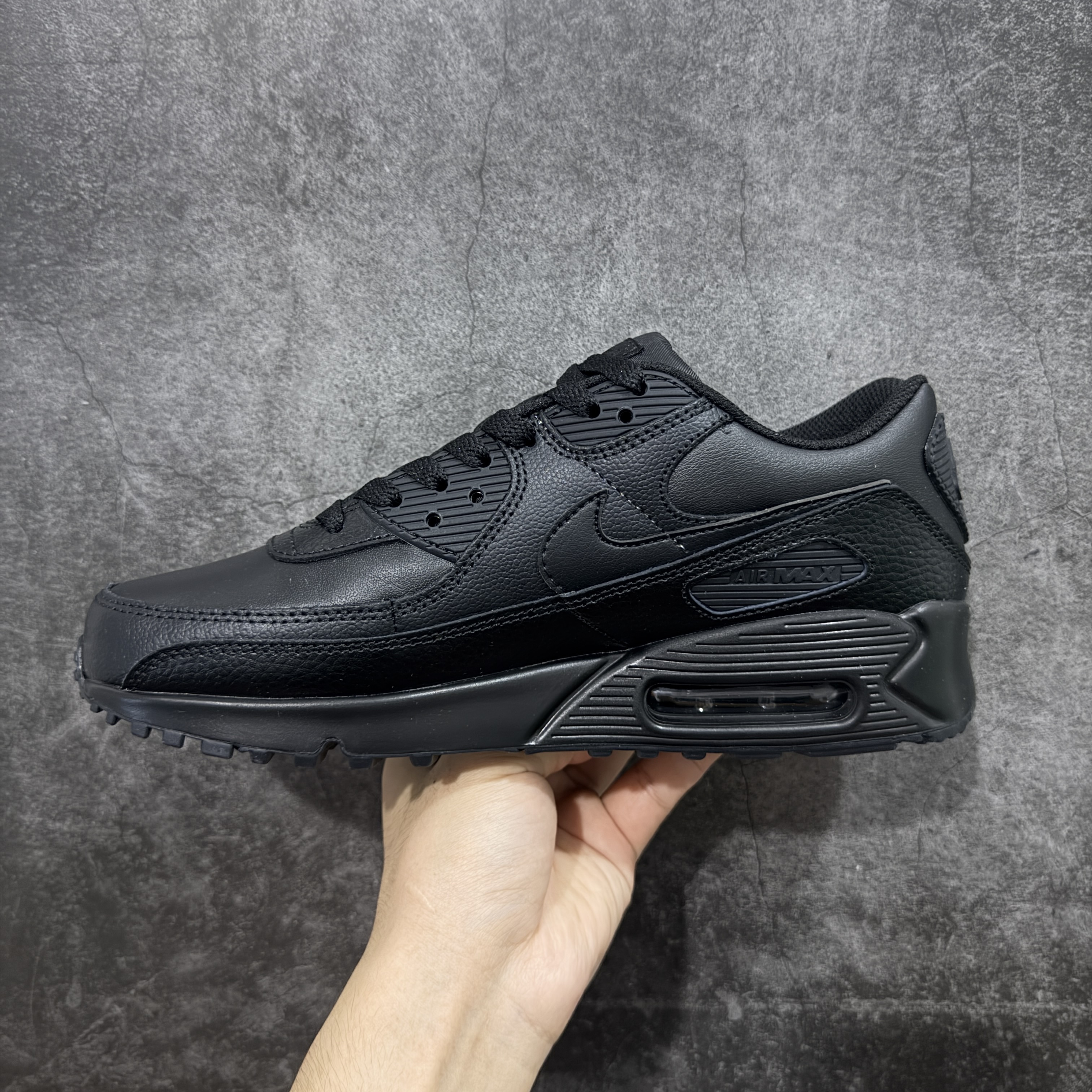 Nike Air Max 90 低筒 复古 网布防滑 运动鞋 休闲鞋 球鞋 男鞋 波鞋  黑武士