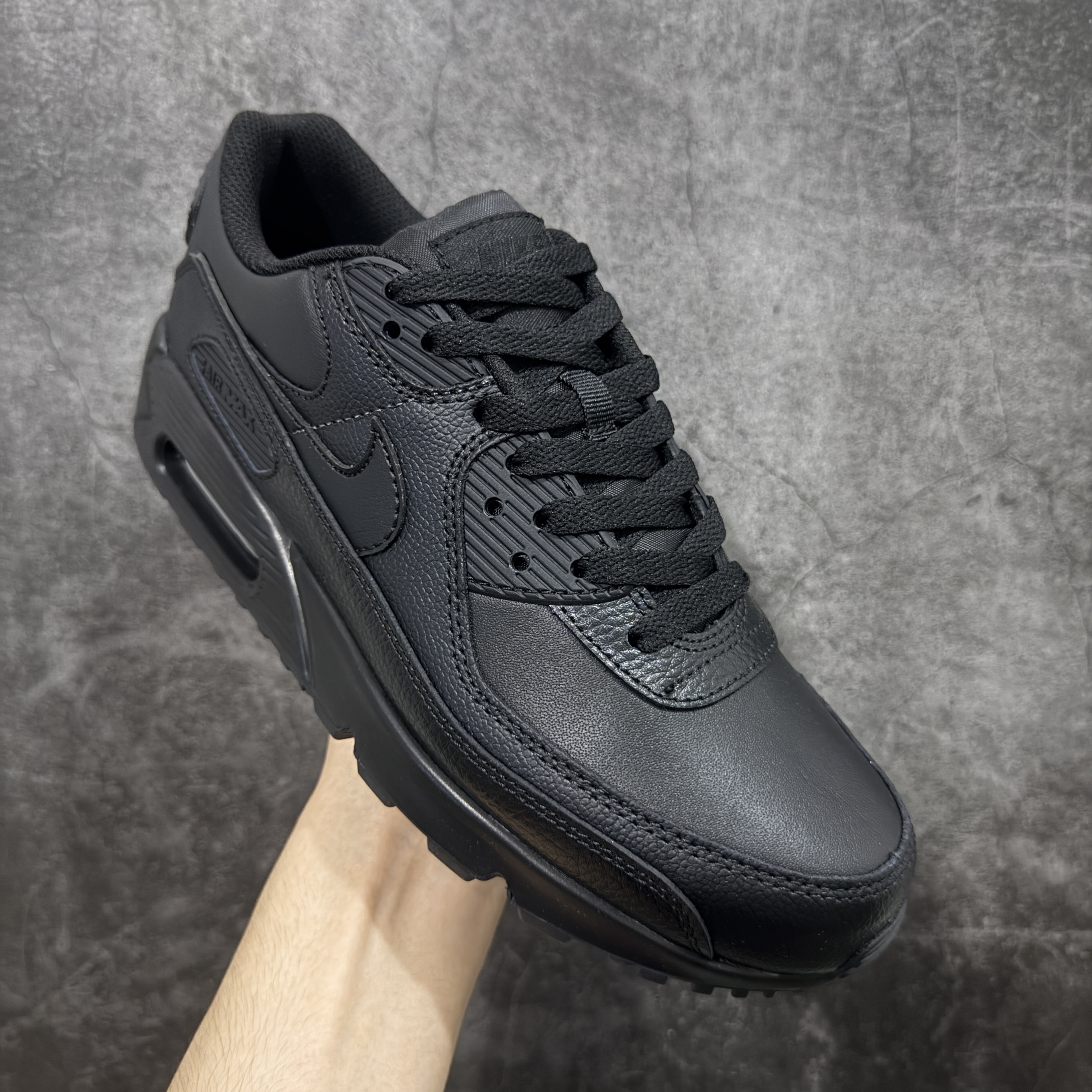Nike Air Max 90 低筒 复古 网布防滑 运动鞋 休闲鞋 球鞋 男鞋 波鞋  黑武士