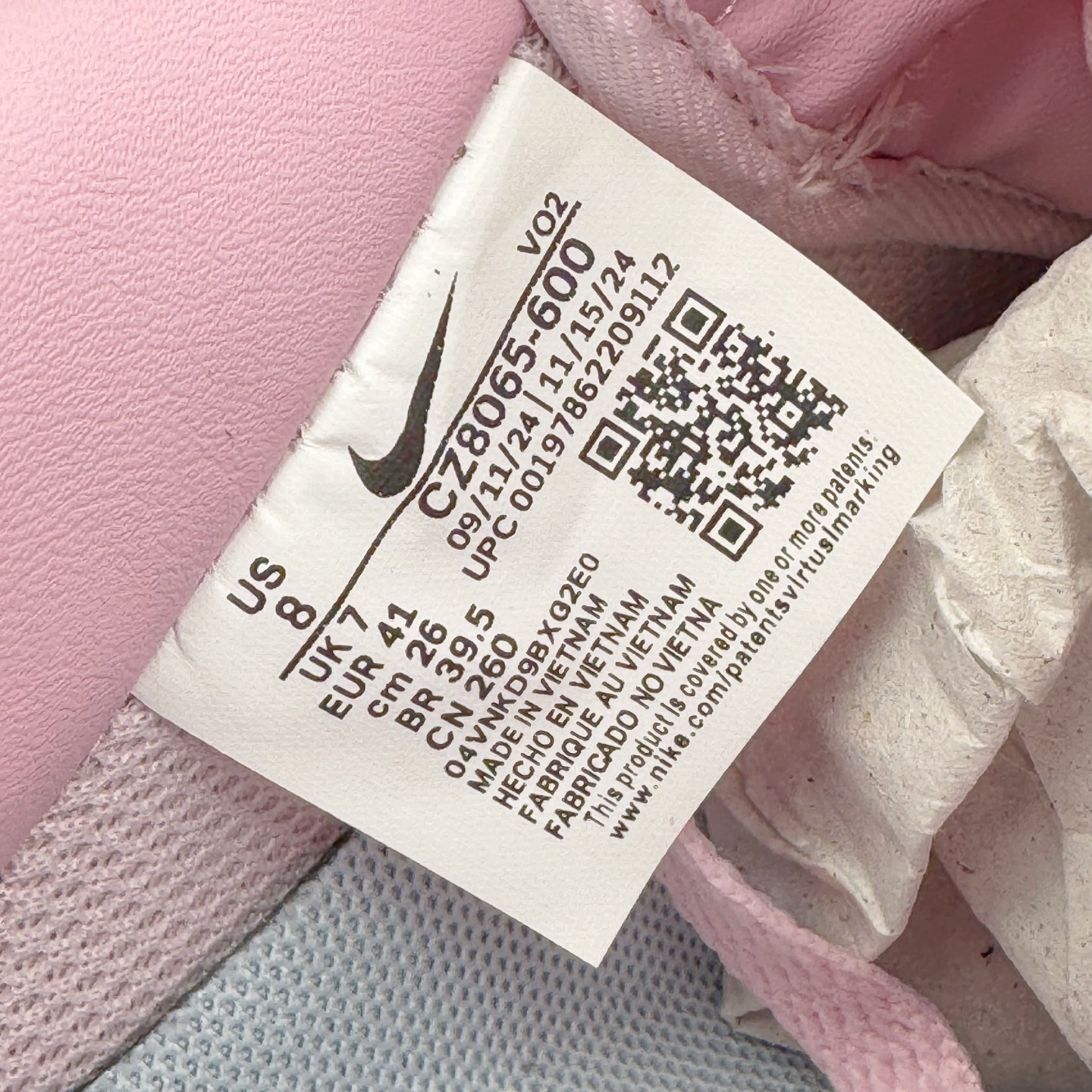 NOCTA Air Force 1 Low AF1 低筒 空军一号 休闲鞋 板鞋 男鞋 女鞋 粉色A5 CZ8065-600