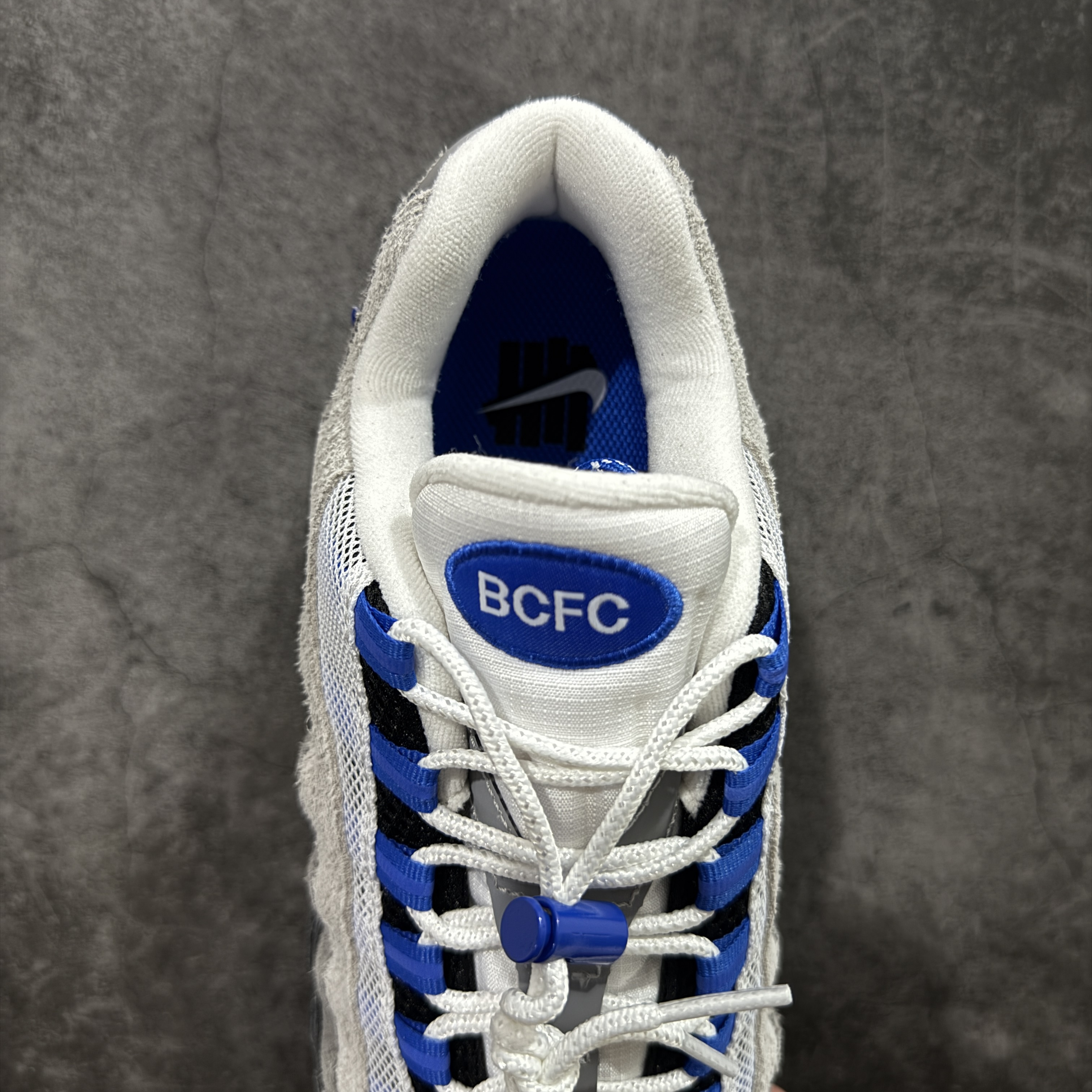 升级最终版UNDEFEATED Nike Air Max 95 低筒 网布防滑 运动鞋 休闲鞋 球鞋 男鞋 波鞋 灰蓝 IB4523-001