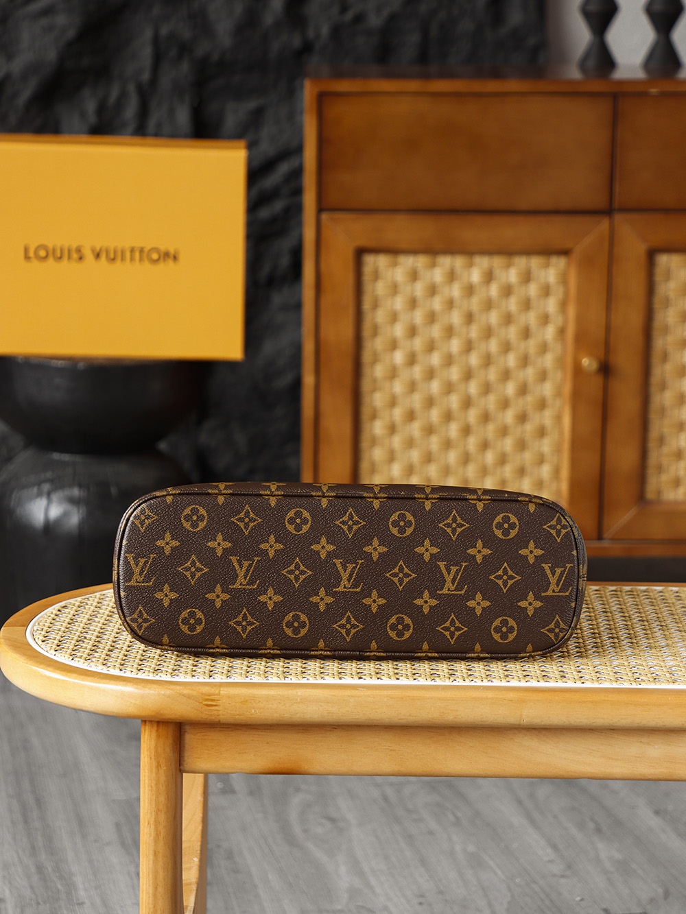 AS LOUIS VUITTON LINE UP 全钢五金 经典老花 印花 拉链 涂层帆布  腋下单肩包  棕色A2 M27335
