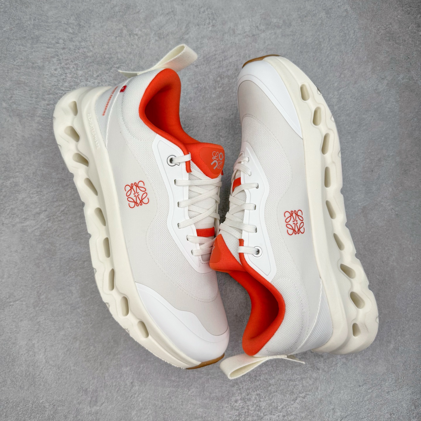 On昂跑 LOEWE x On Cloudtilt 2.0 低筒 时尚舒适防滑耐磨  波鞋 跑步鞋 女款男款  白橙色B0 M929282X30-2109