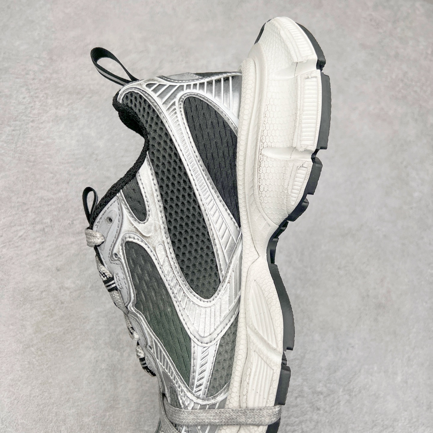 Balenciaga 巴黎世家 3XL 网布 系带 做旧 银灰白 低筒 老爹鞋 运动 复古板鞋 休闲鞋 男鞋 女鞋 