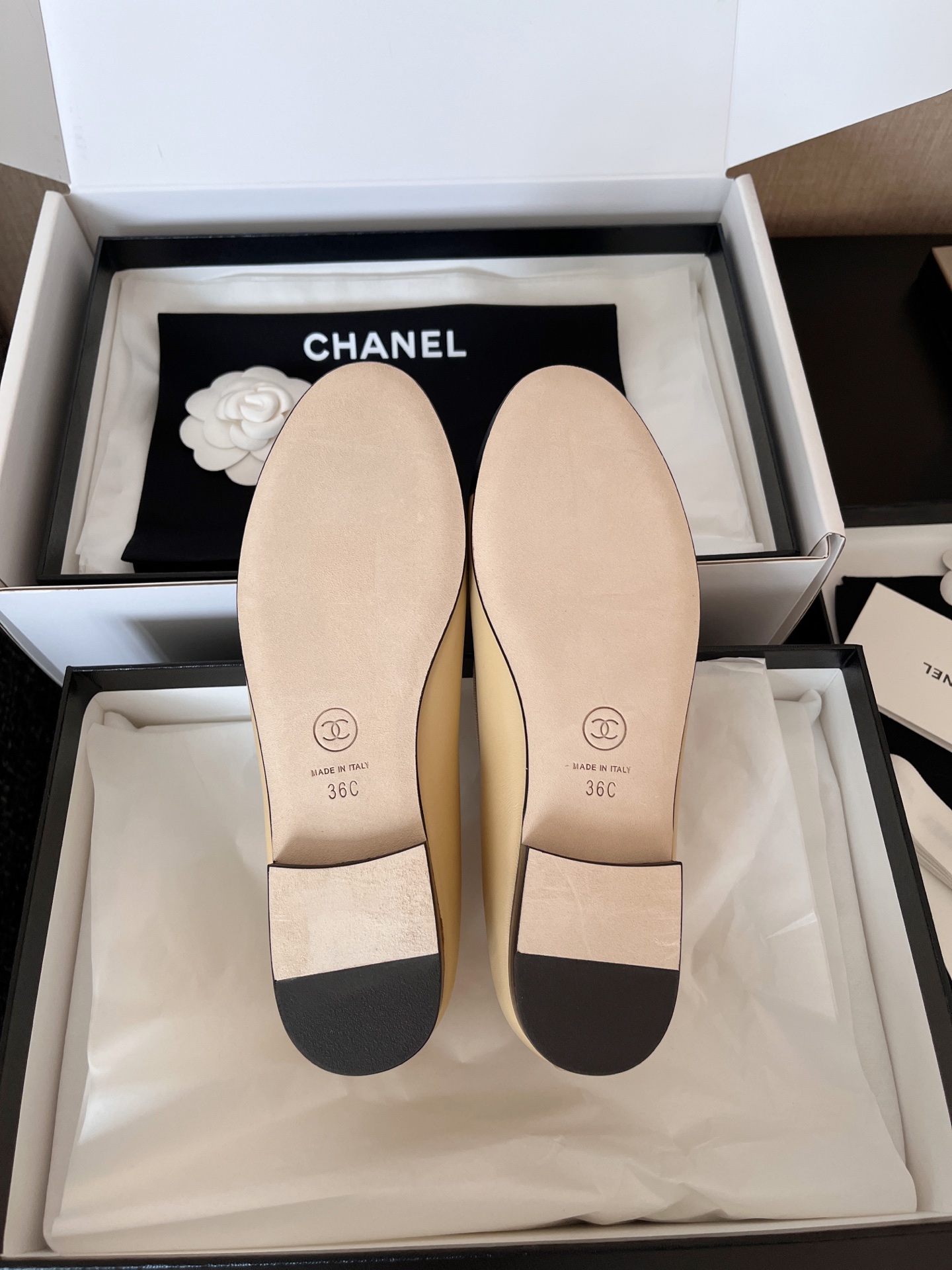 正确版 CHANEL 香奈儿  低筒简约 休闲单鞋 芭蕾鞋 女鞋 G02819 X01000 C0204