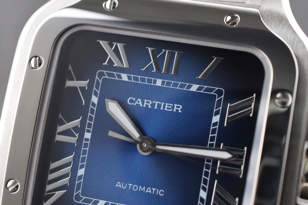 BV CARTIER卡地亚 山度士系列 自动机械机芯 罗马刻度 男表 39.8mm表盘 WSSA0013