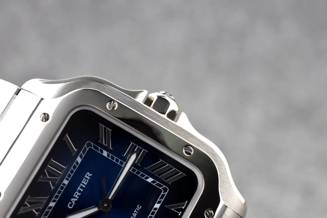 BV CARTIER卡地亚 山度士系列 自动机械机芯 罗马刻度 男表 39.8mm表盘 WSSA0013