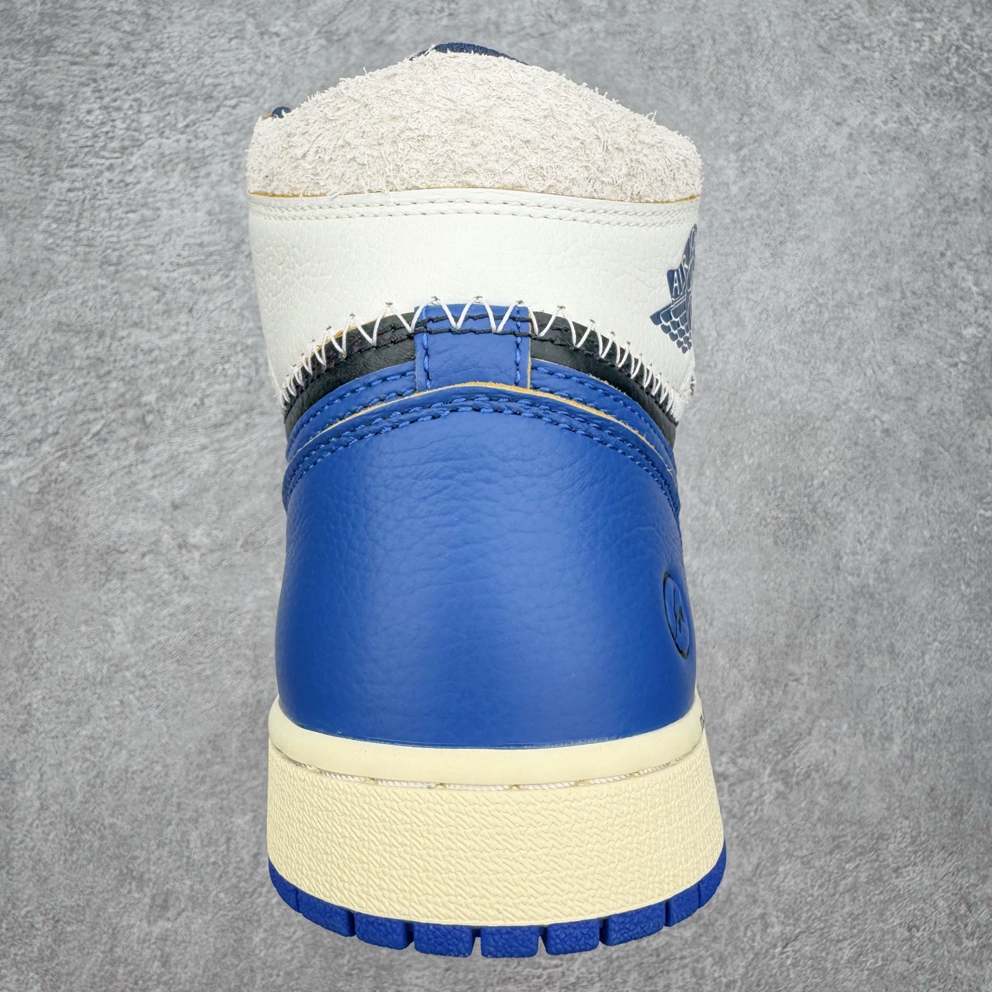 Union LA x Fragment Design x Air Jordan Retro High NRG  AJ1   高筒 球鞋 休閒鞋 板鞋 波鞋 潮鞋 男鞋女鞋  拼接 闪电黑蓝 IO7847-001