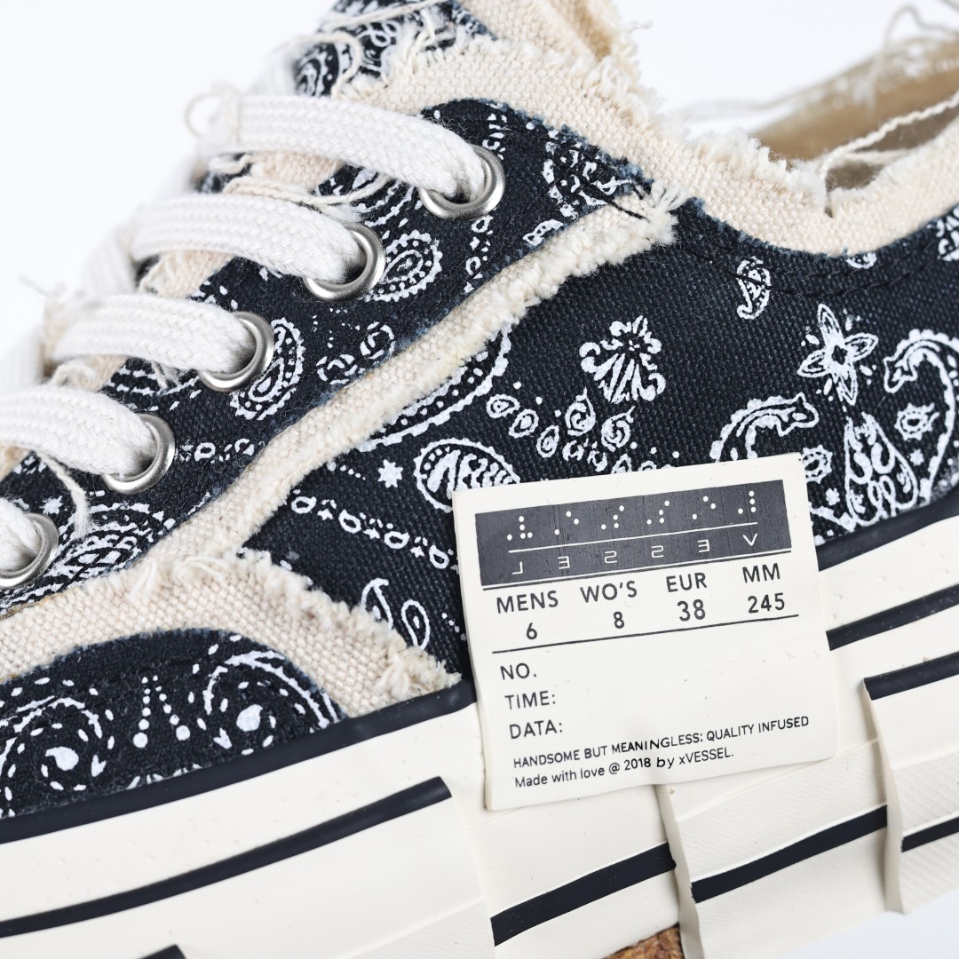 xVESSEL G.O.P. Lows White 吴建豪 腰果花 白色 低筒 板鞋 休闲鞋 男鞋 女鞋 